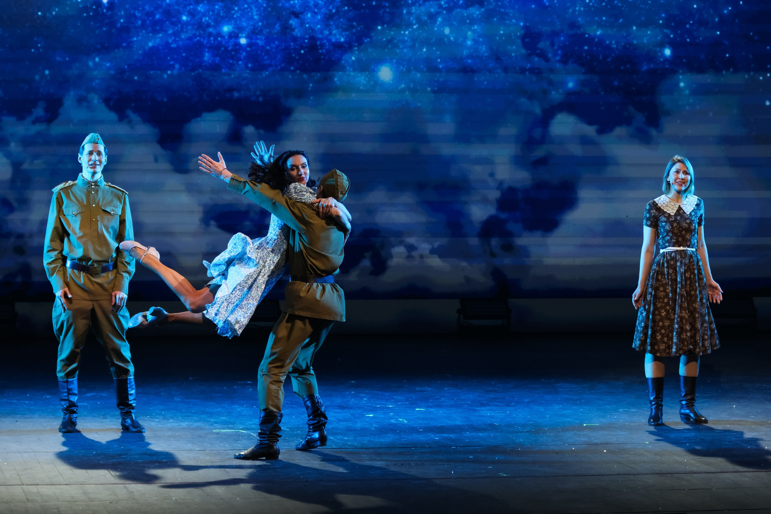 Василий Теркин, театр «Русская песня». Фотограф Ольга Махалова — Санкт-Петербург, Москва, Нижний Новгород