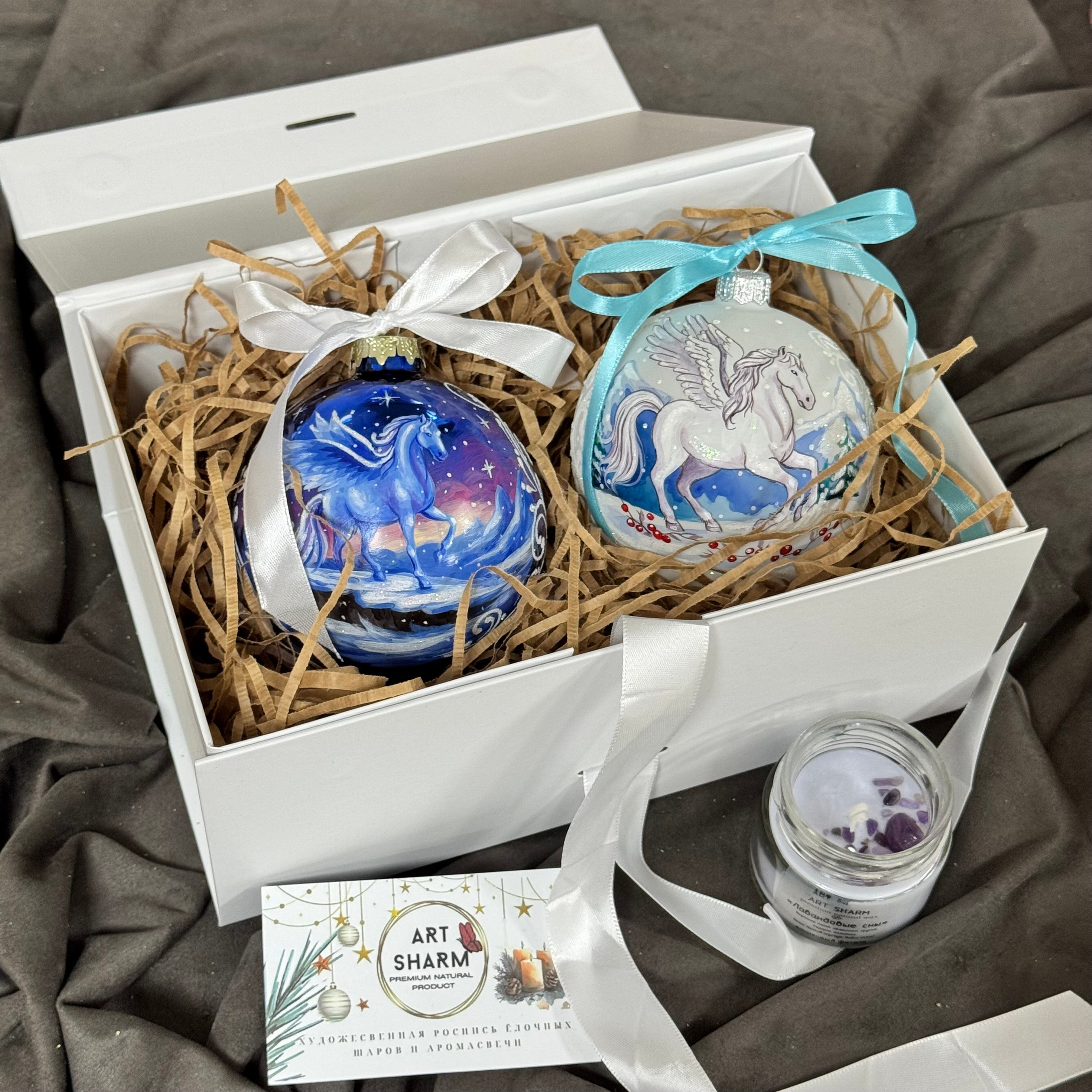 Аромасвечи и наборы. Художественная ручная роспись елочных шаров, корпоративные подарки и восковые аромасвечи