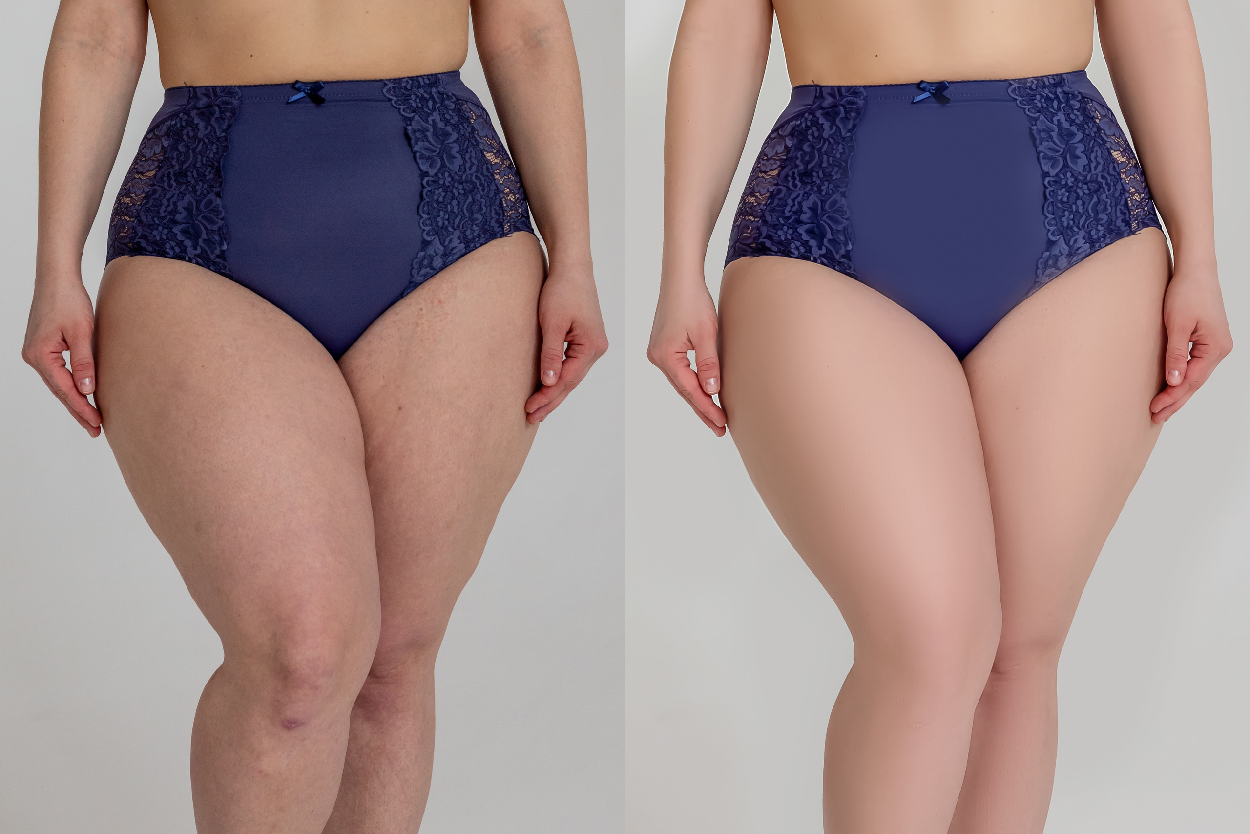 Деликатная обработка портретов для рекламы нижнего белья | Студия SVITHART