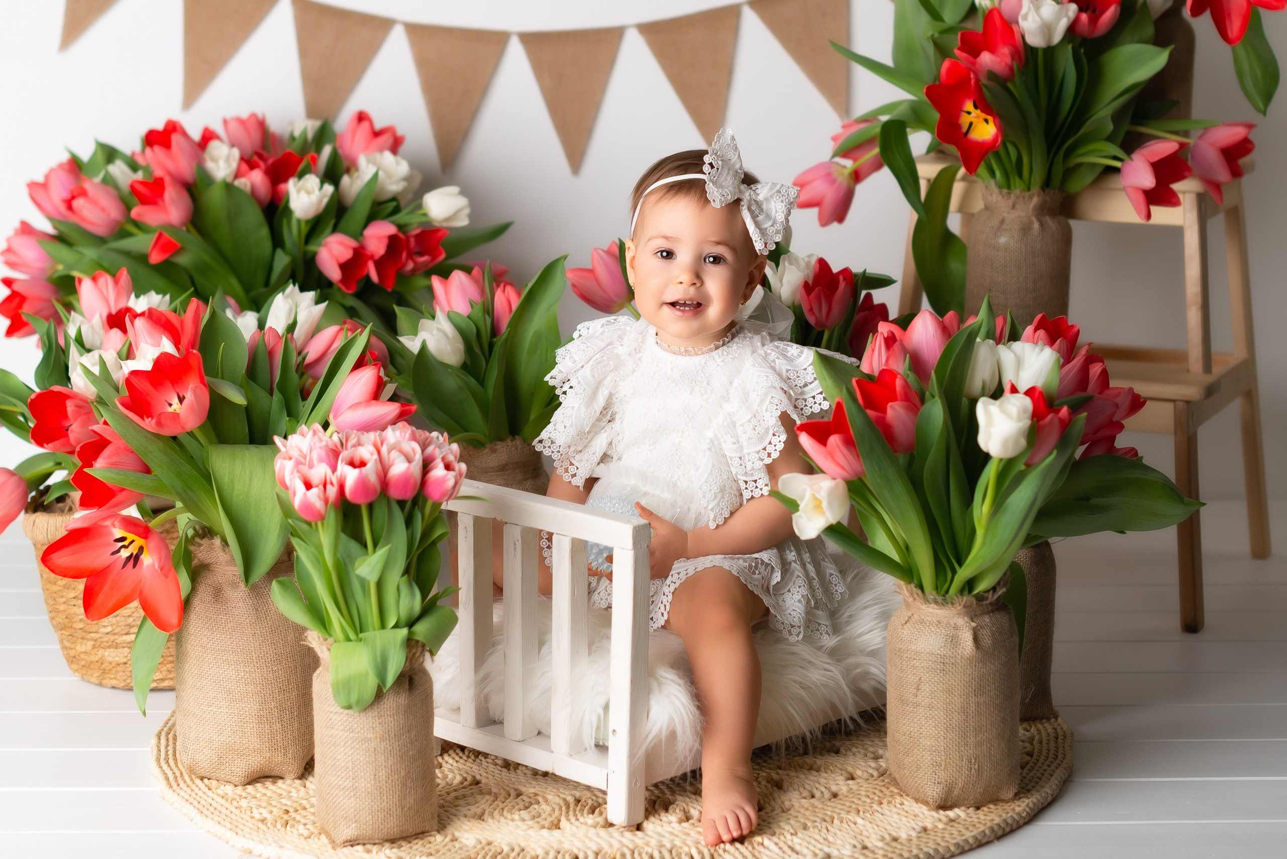 Тюльпаны. Детская фотостудия «Мандаринка» | Детский фотограф Краснодар