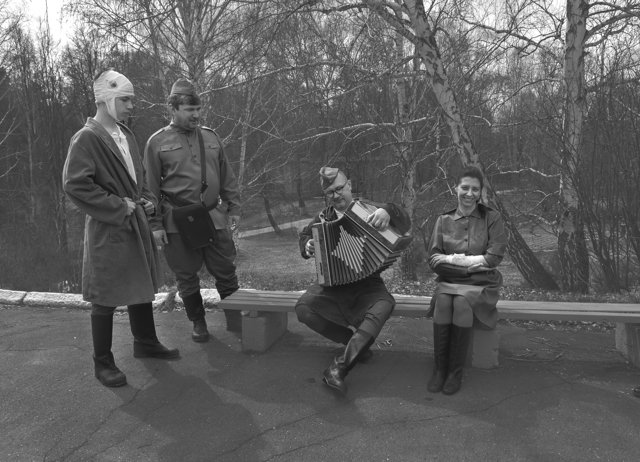 Фотопроект 9 мая! Был снят на территории Санатория Д. Дача, где в годы войны был госпиталь. Воссоздали картину тех лет. Свадебный и семейный фотограф в Кыштыме Челябинске Марина Шигапова