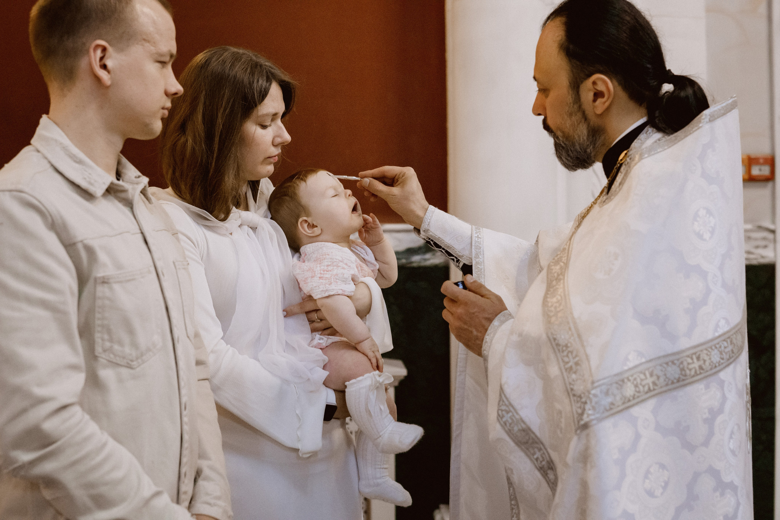 Съёмка Таинства Крещения. Семейный фотограф и видеограф Алёна Ким