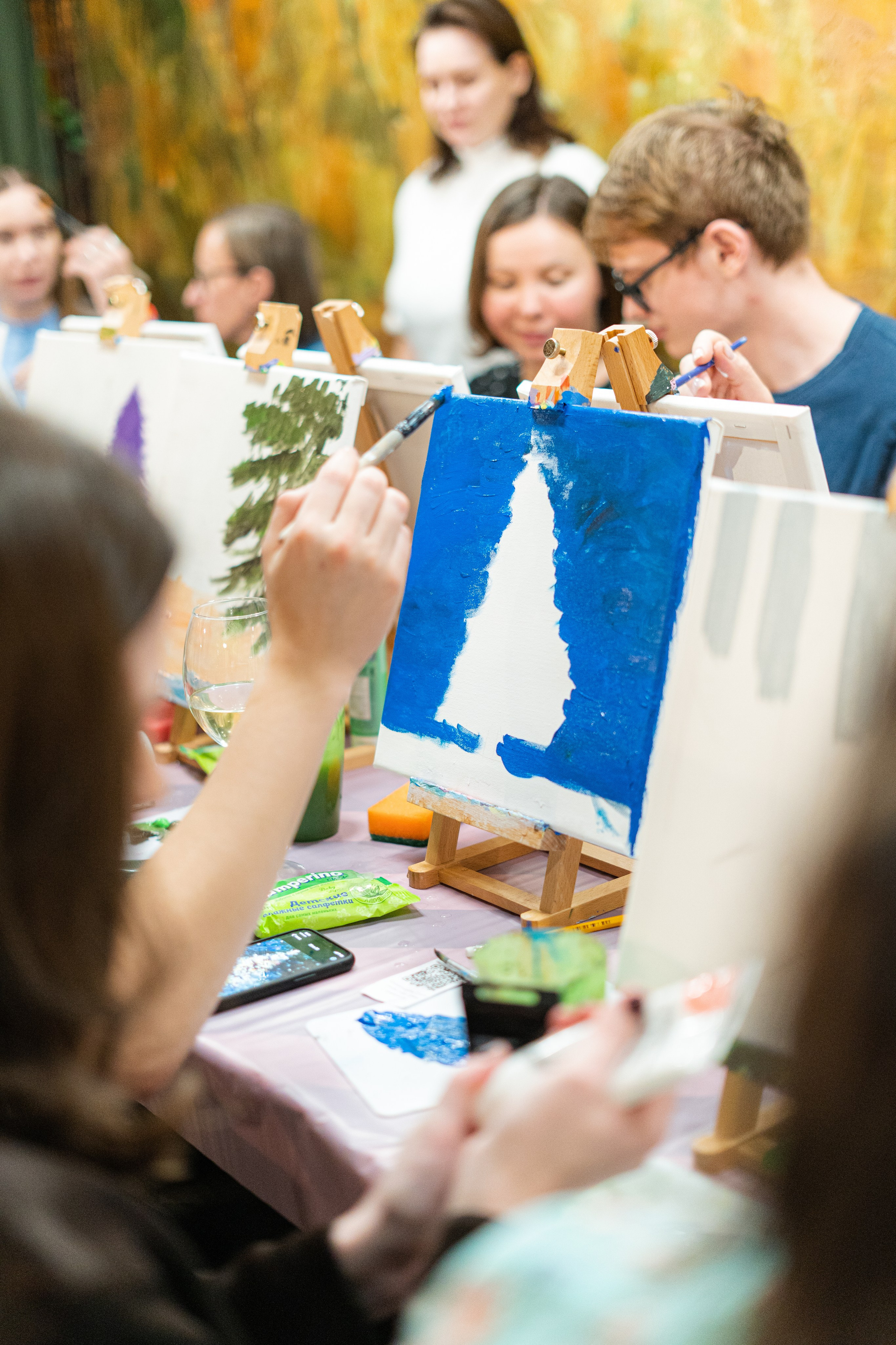 Корпоратив Teach Me Art 2. Портретный фотограф в Москве и Санкт-Петербурге Арина Чех