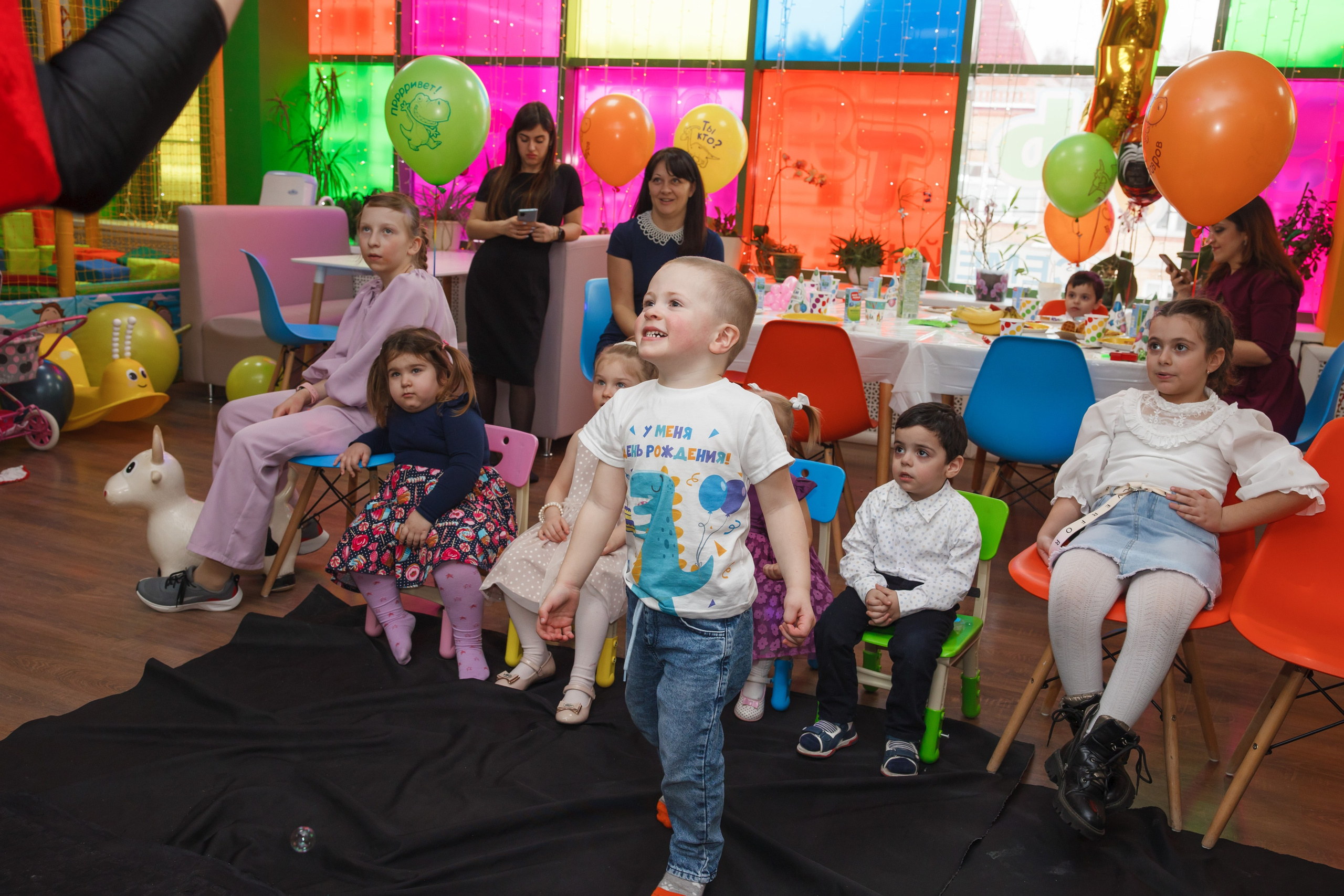 Детский День Рождения, Мише 3 годика, «Мультяшка». Свадебный и репортажный фотограф (Москва, Королев и другие)