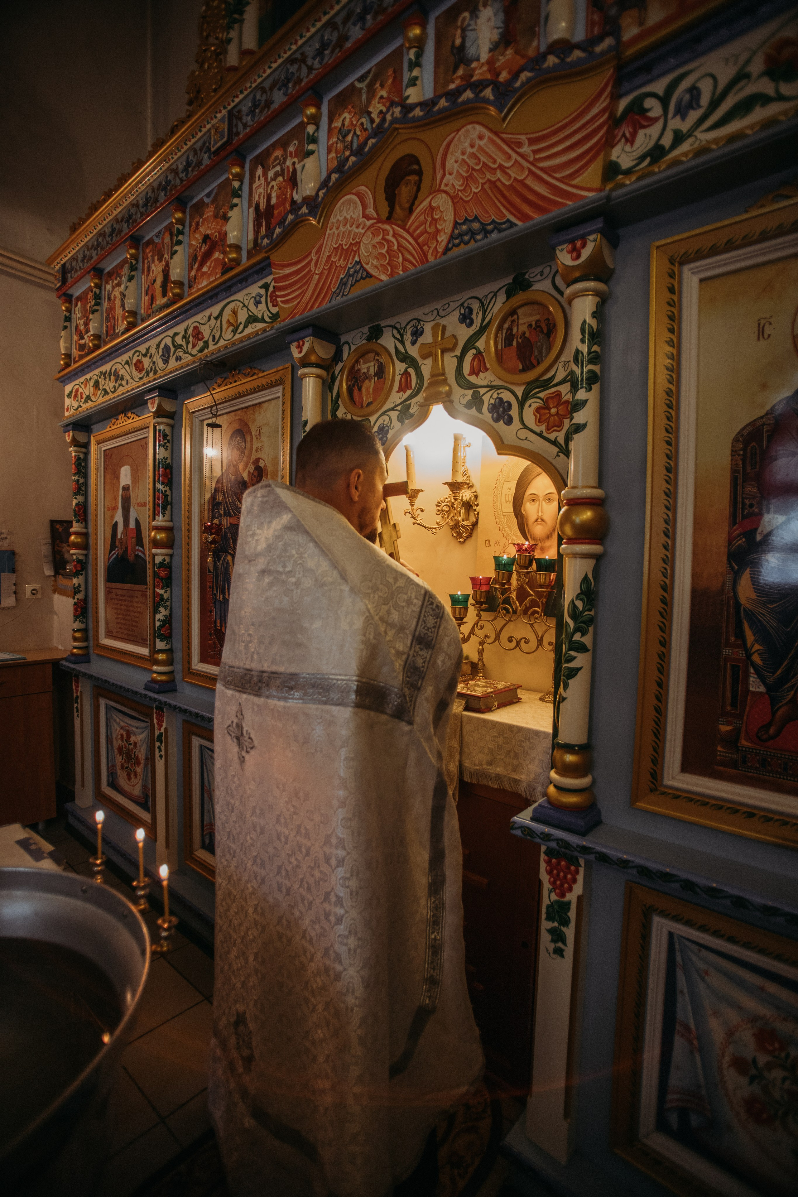 Крещение Аглаи. Венера Гайн. Репортажный фотограф  Тюмень. Обучение фотографии с 0