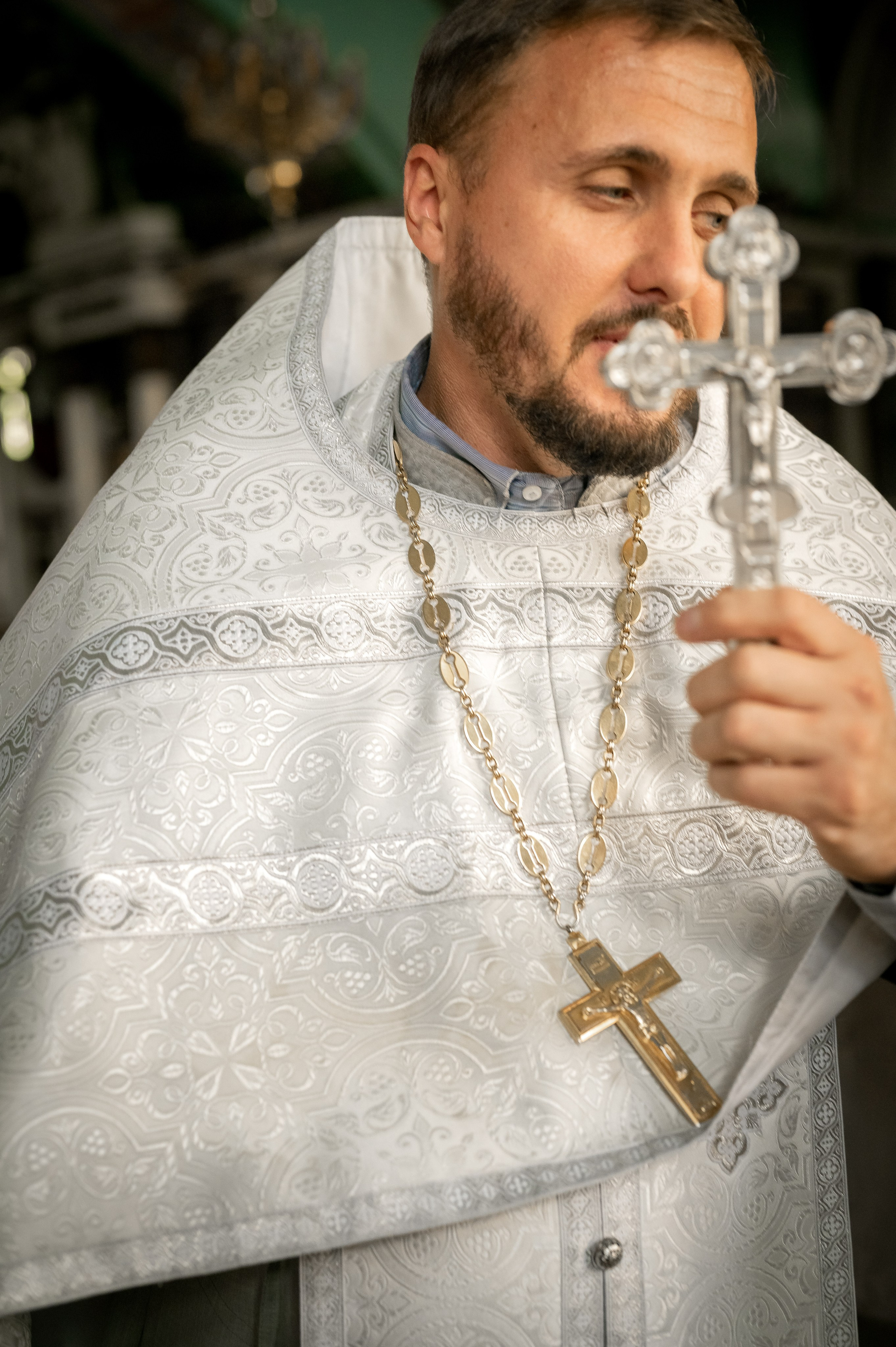 Таинство крещения. Фотограф новорождённых, семейный, школьный в городе Калуге Евгения