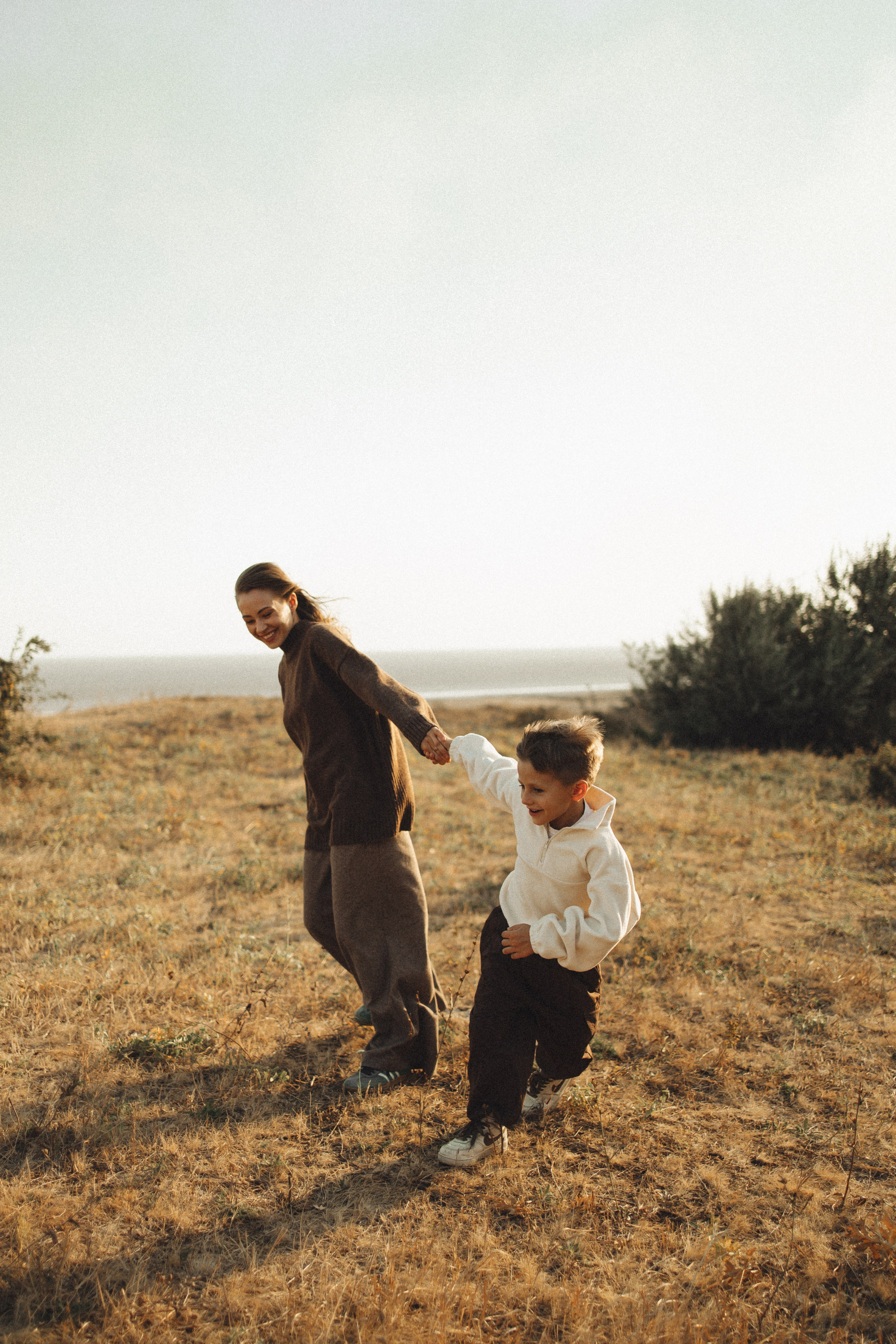 Семейная история, закат в Мержаново. Семейный и детский фотограф, таганрог, ростов-на-дону