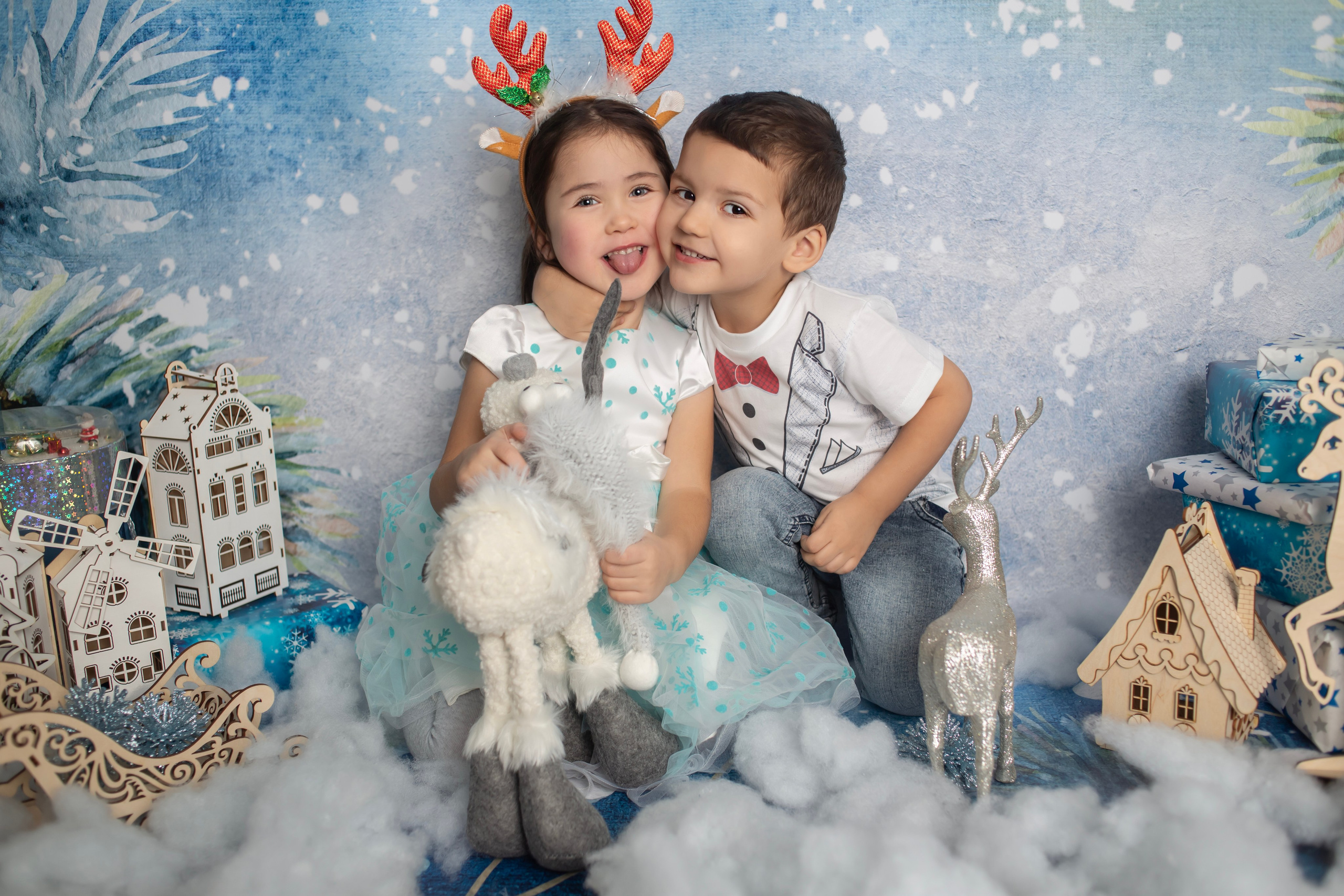 Фотозона в Мкр Красногорский — голубая. Семейный и детский фотограф в Москве и МО — Александра