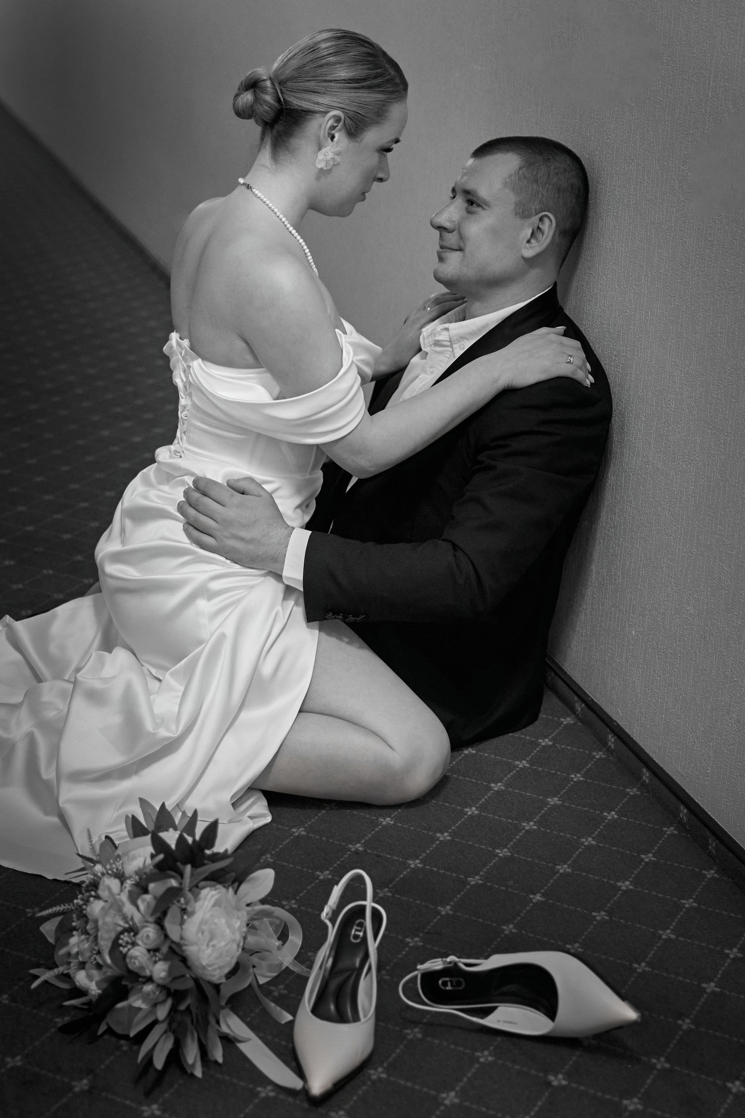 Утро невесты и свадебная фотосессия в гостинице