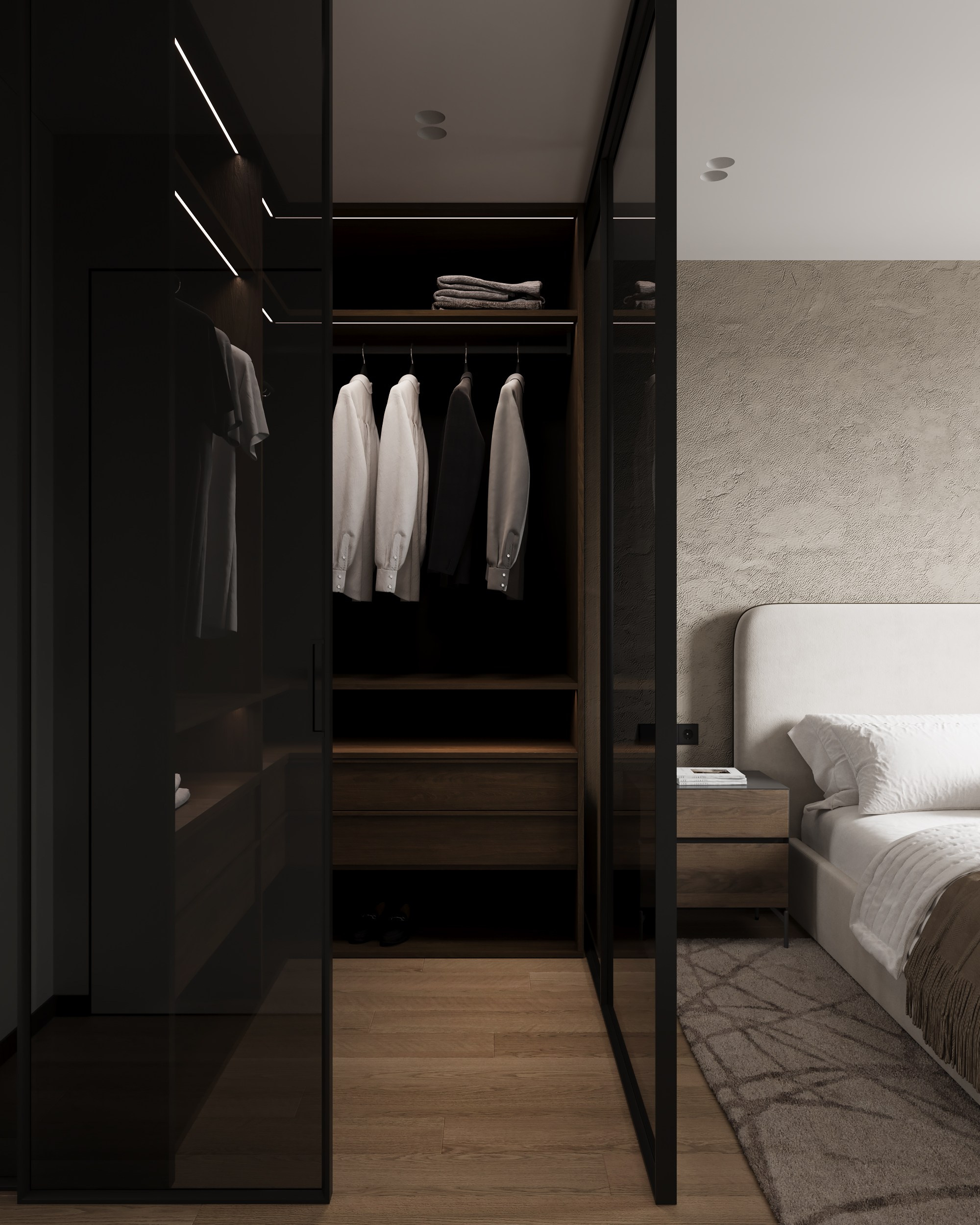 Modern beige. Дизайн интерьера | 3D визуализация | Миланская Марина