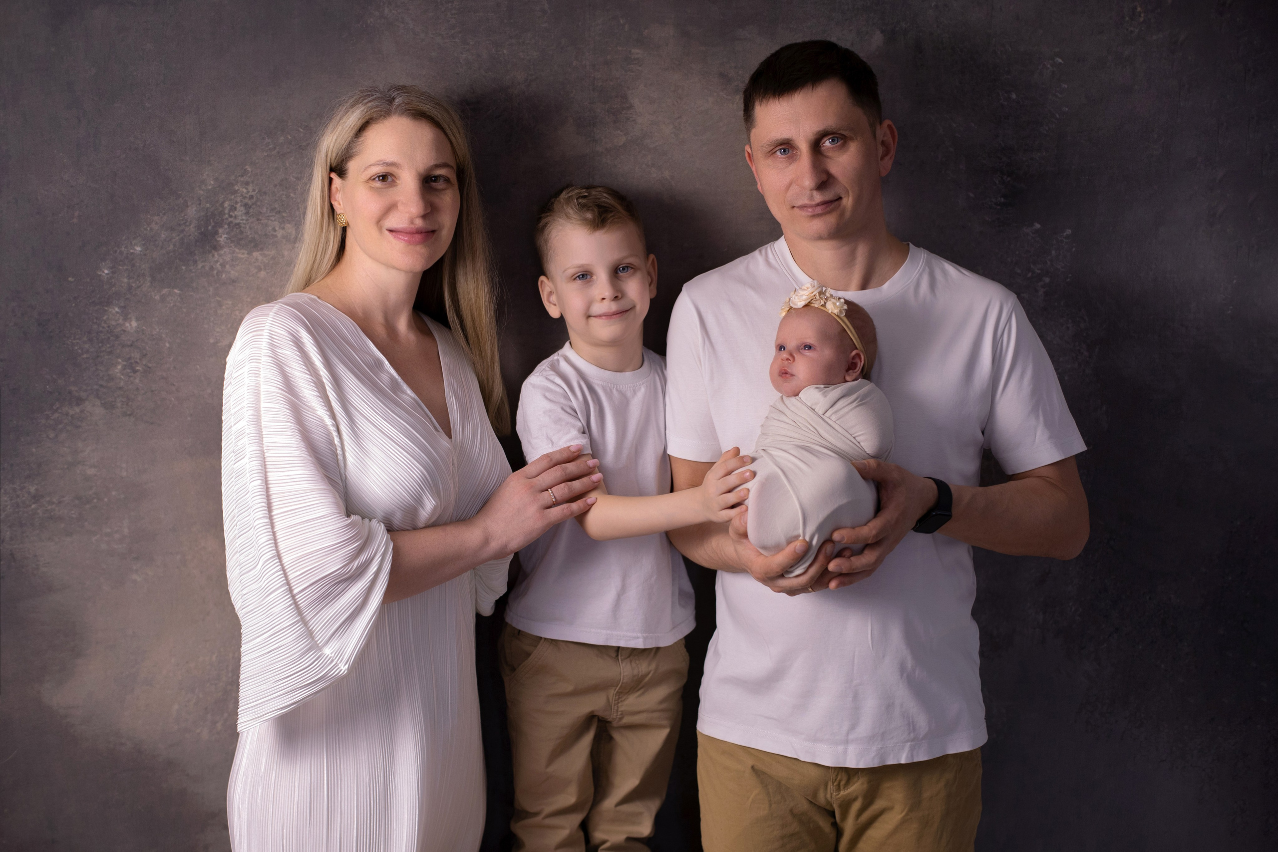 Портретные семейные. Фотограф новорожденных в Москве Кристина Ткач