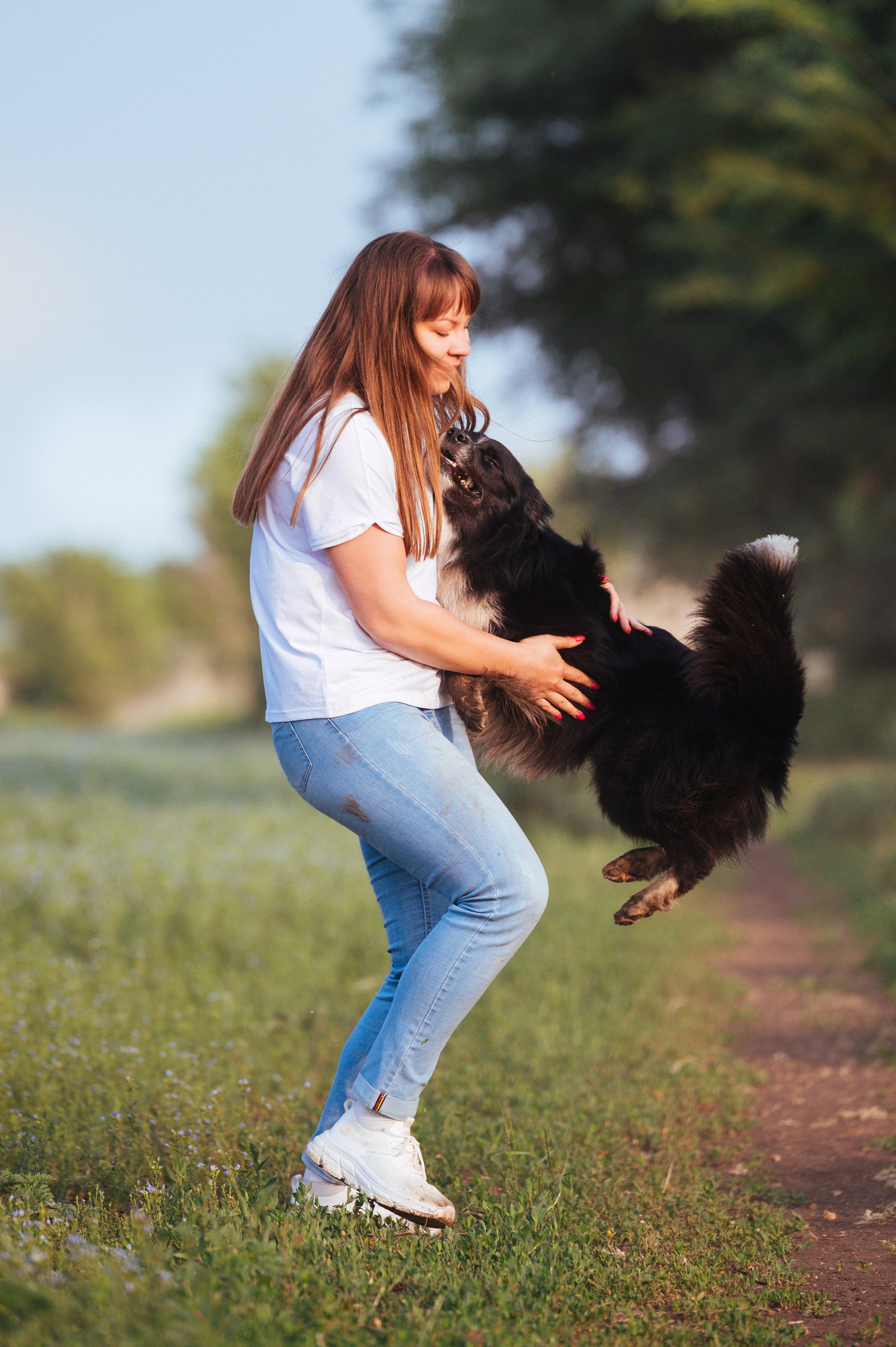 Прогулка на рассвете с бордер-колли. Фотограф в Ростове —на — Дону