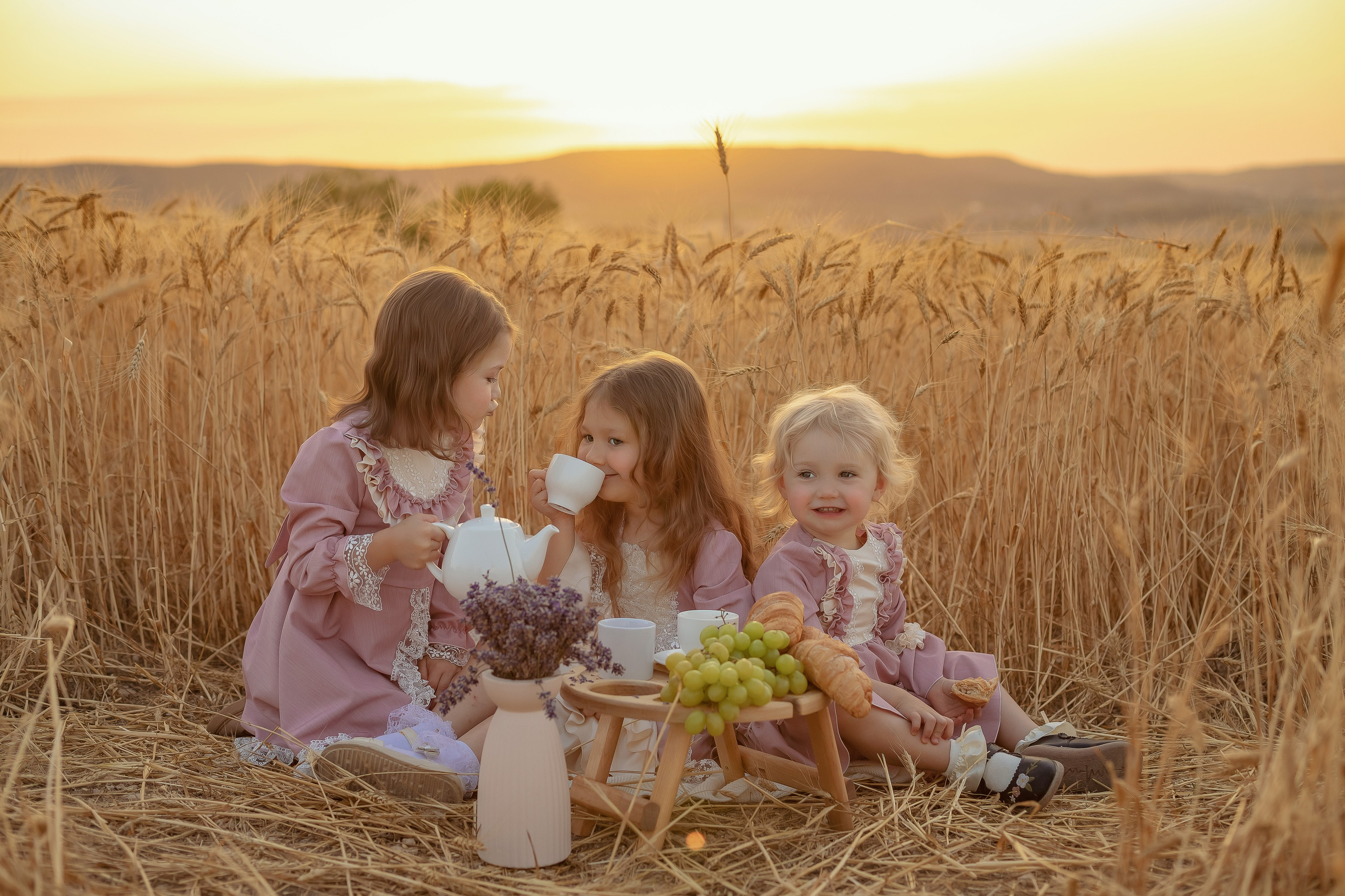 В пшеничке. Семейный и детский фотограф в Крыму Екатерина Швец