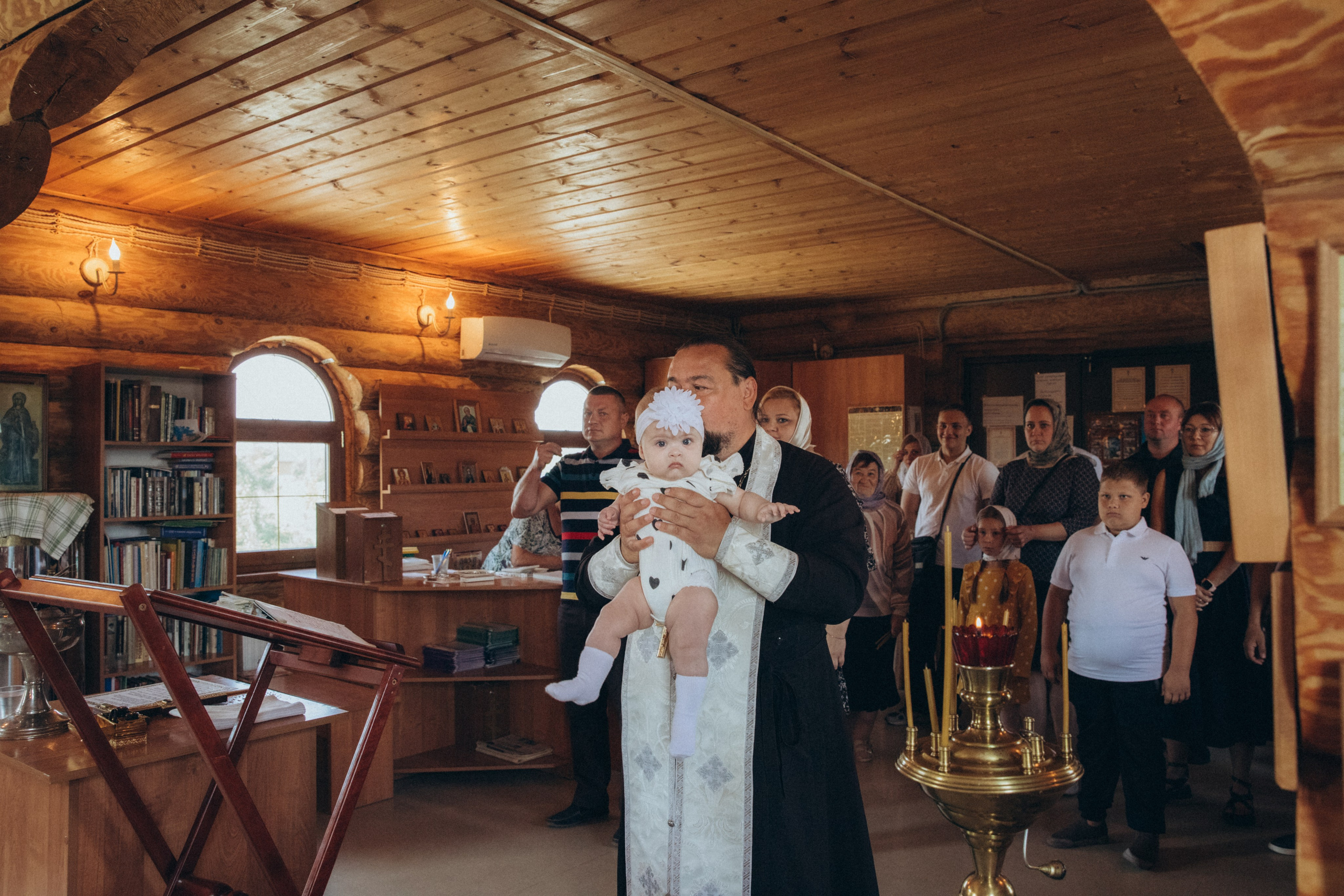 Крещение Марьяны. Фотограф на крещение в Рязани. Семейный фотограф