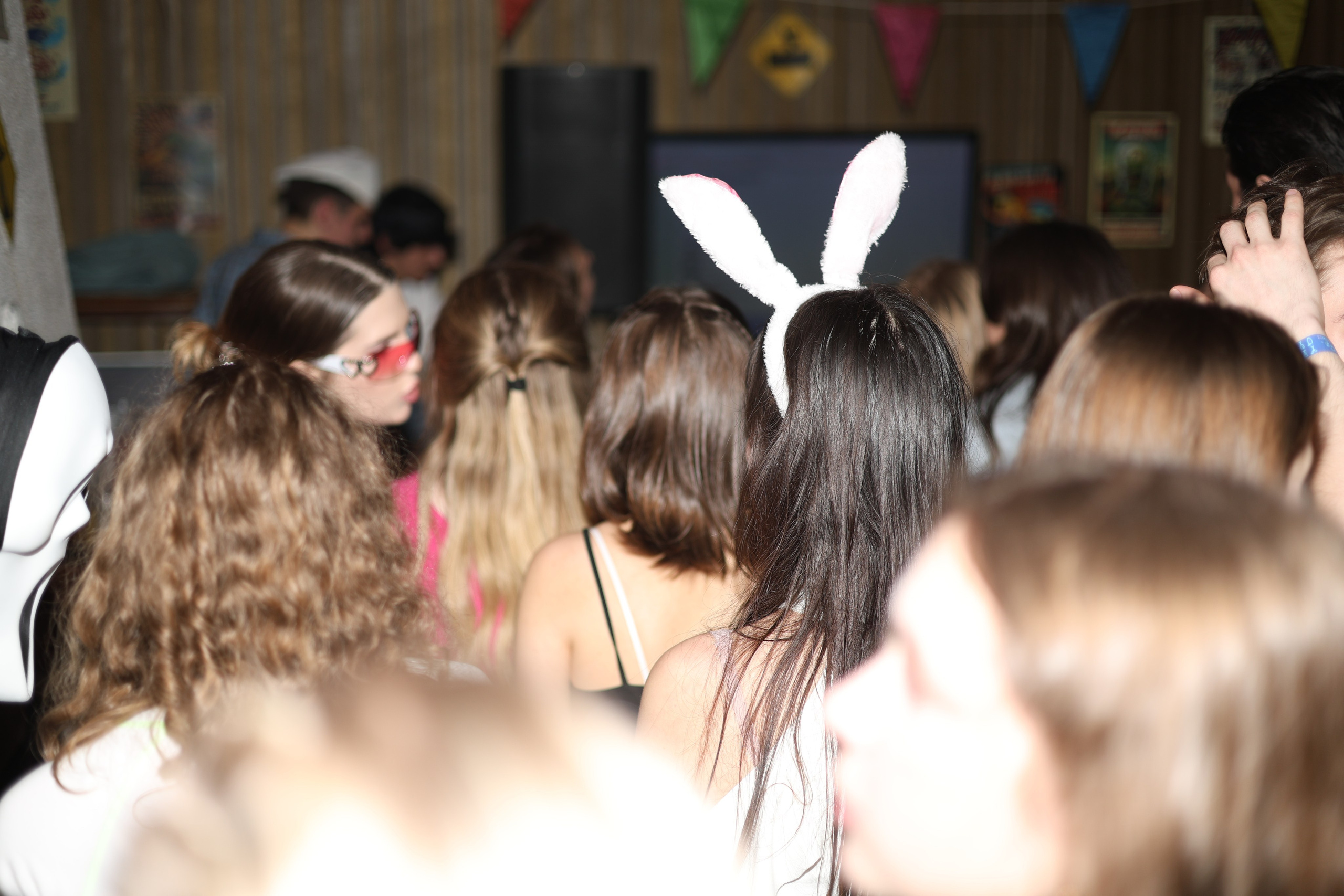 Student american-style party. Mintonov's Film Studio