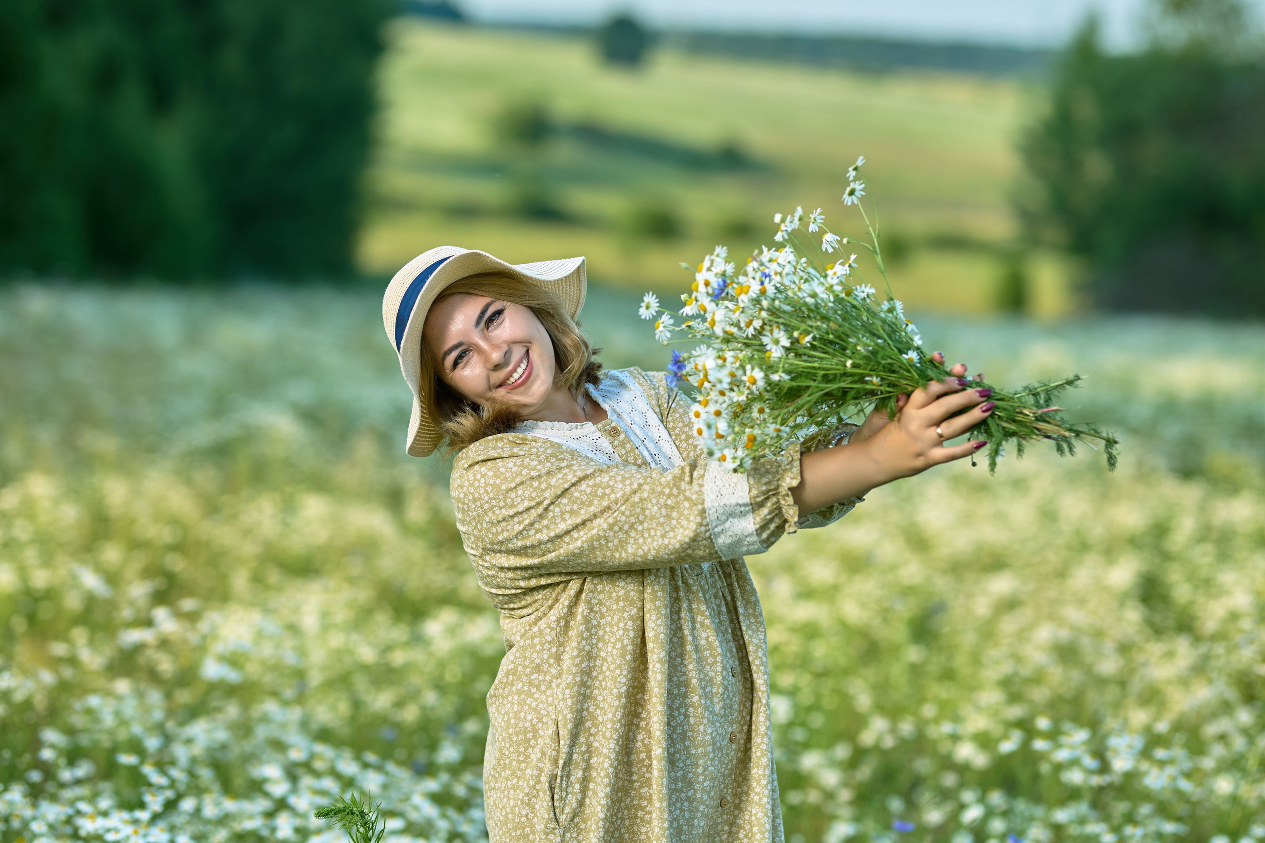 Фотосессия в ромашковом поле. Владимир Суздалов (ProMaXe) — Портретный фотограф, тематические фотосессии в Чебоксарах