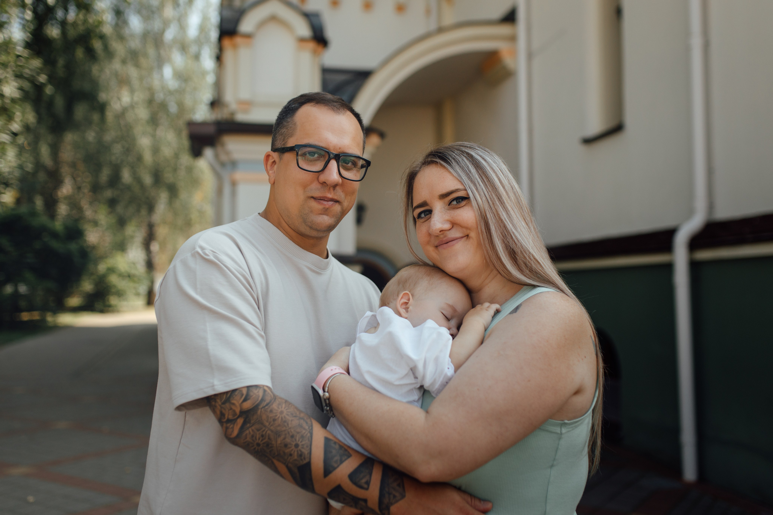 Крещение Егора (Георгия) Державный храм, св. Елисаветенского монастыря, Новинки, август 2024