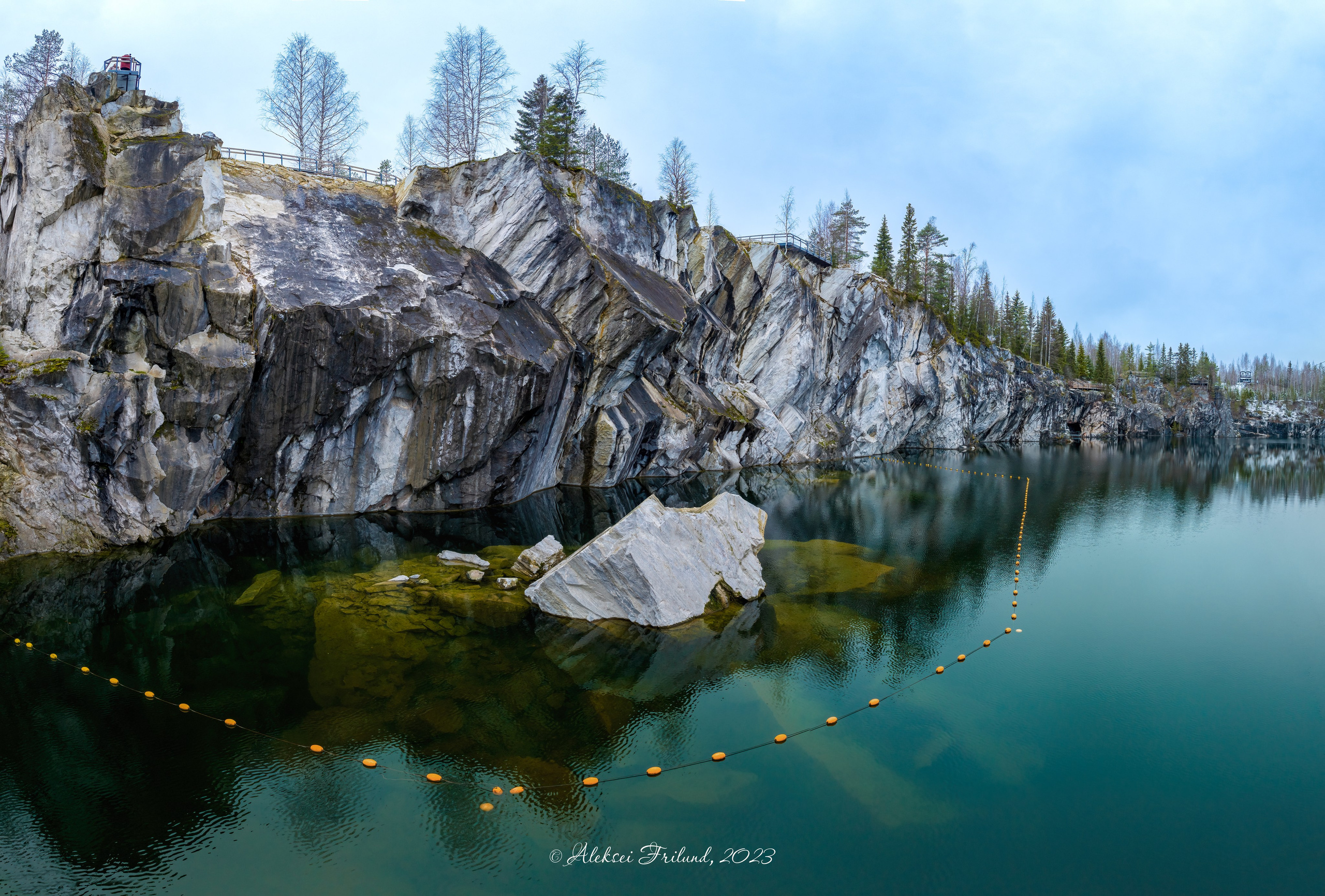 Горный парк Рускеала. Аэросъемка. Фото и Видео в Карелии. Алексей Фрилунд