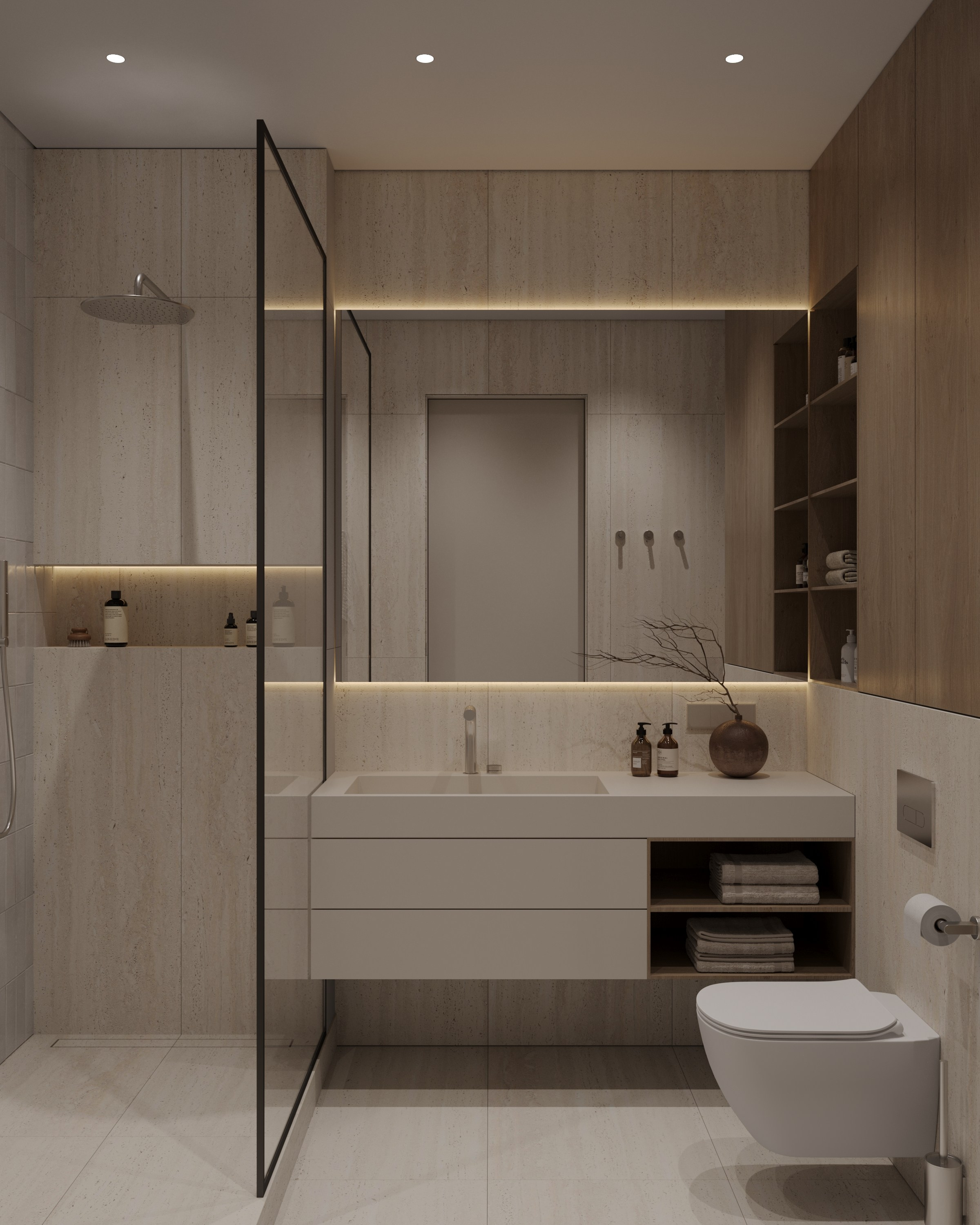 Интерьер квартиры в ЖК Небо. г. Москва. Главная