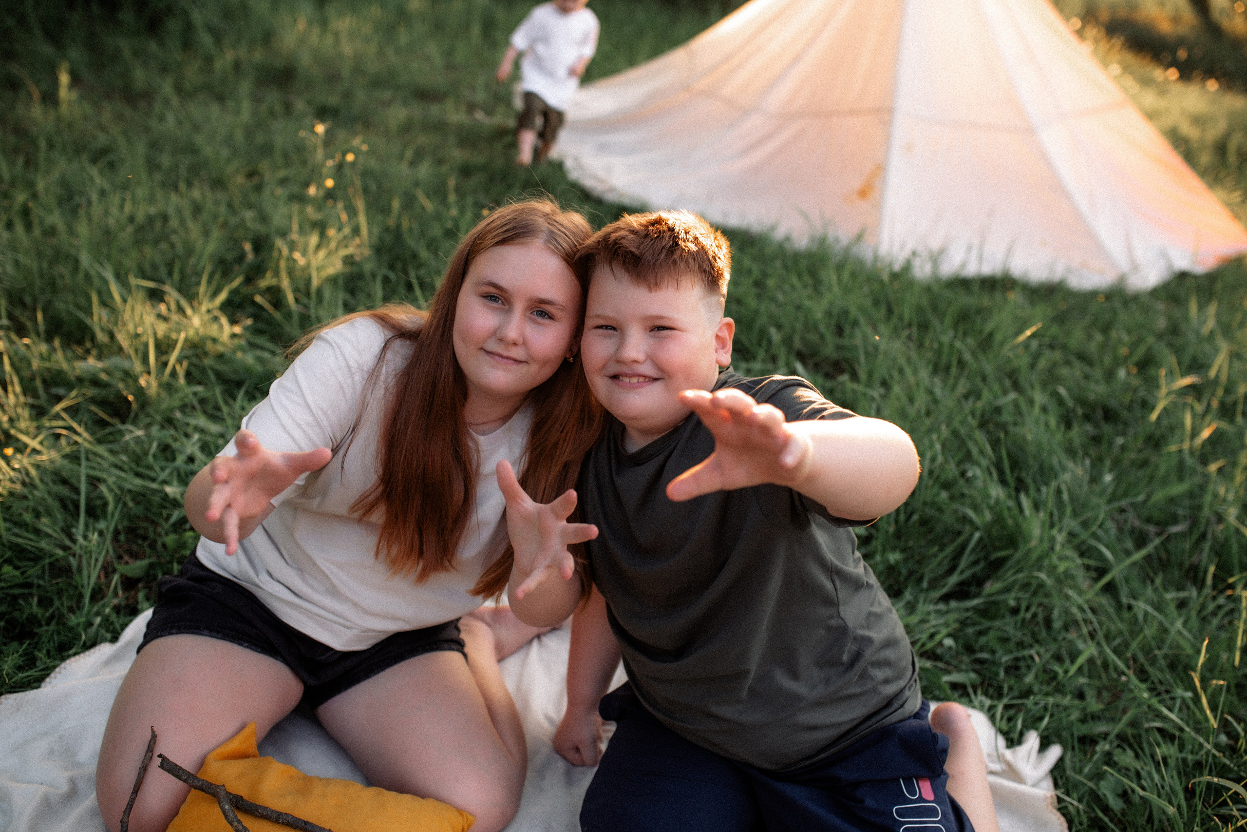 Ира с семьёй