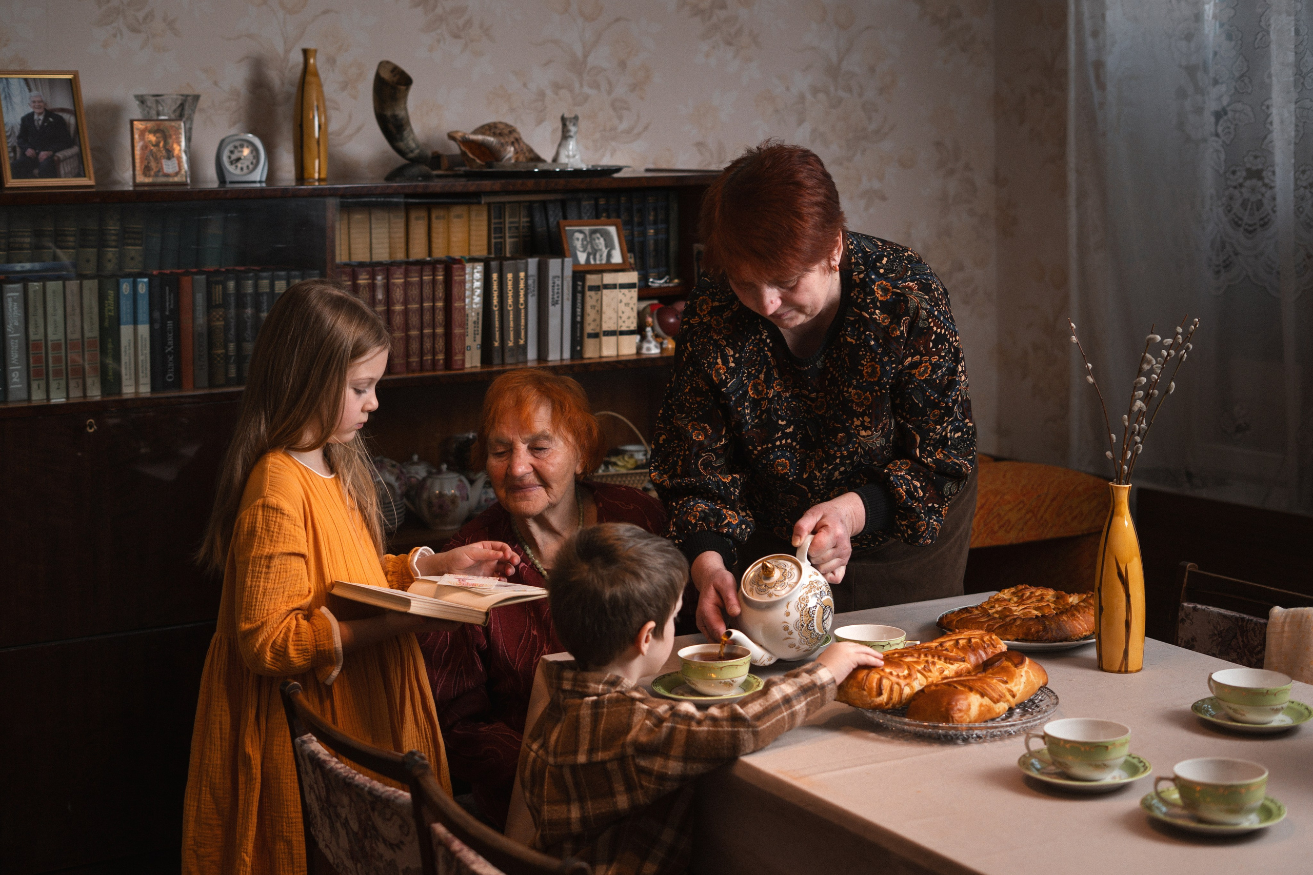 Семейная съемка в студии, дома. Семейный и детский фотограф в Санкт-Петербурге Анна Никитина