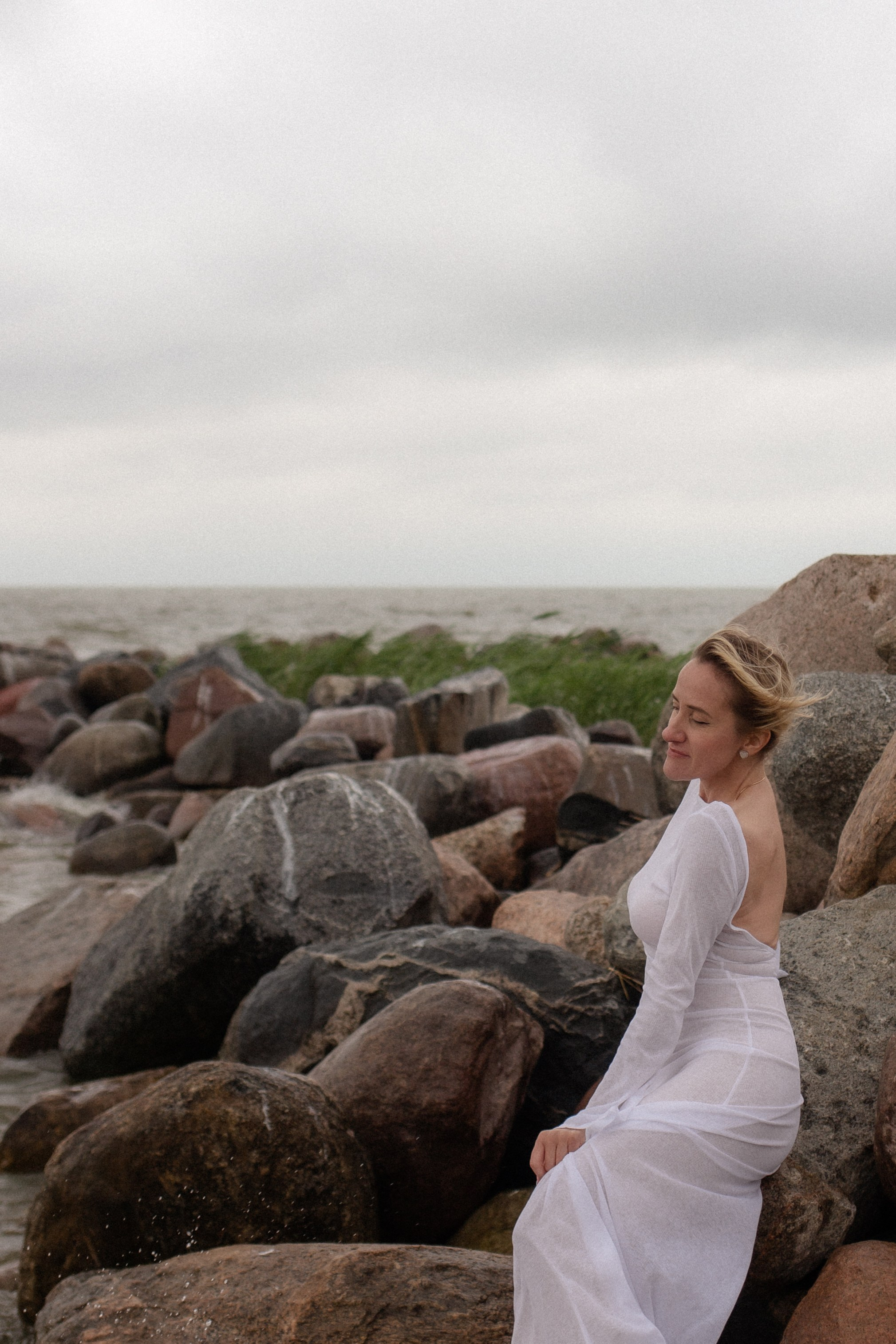 Катя. Маяк в Заливино. Фотограф в Калининграде Решетникова Алина