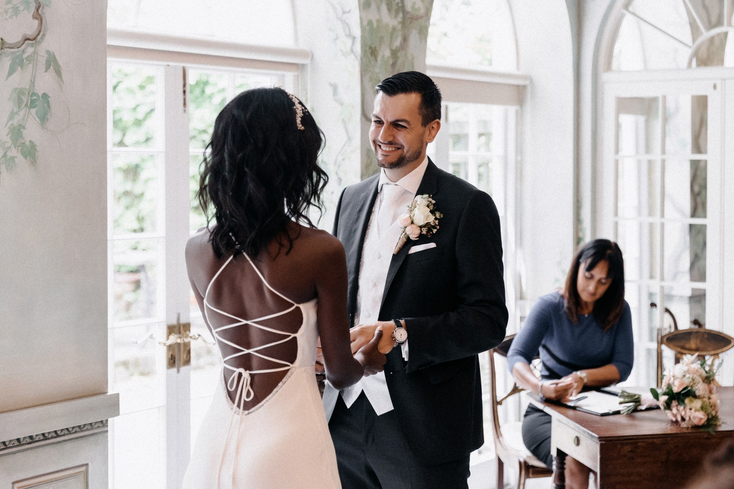 Denise & Tobias at The Old Brewery, Greenwich. Moments Catchers — Wedding Photography & Video Duo in London