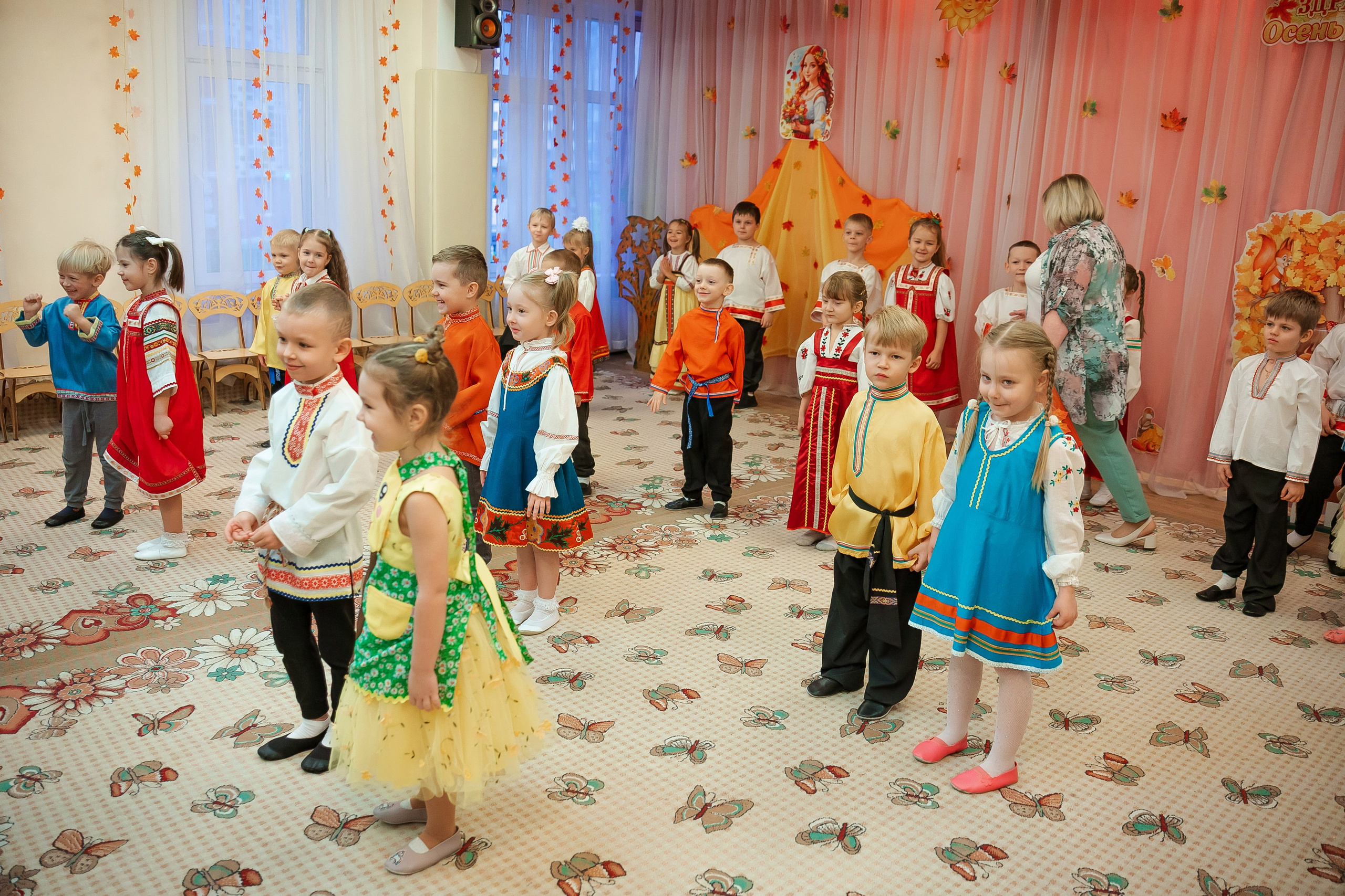 Осенний утренник. Семейный и детский фотограф в Москве Александра Мак