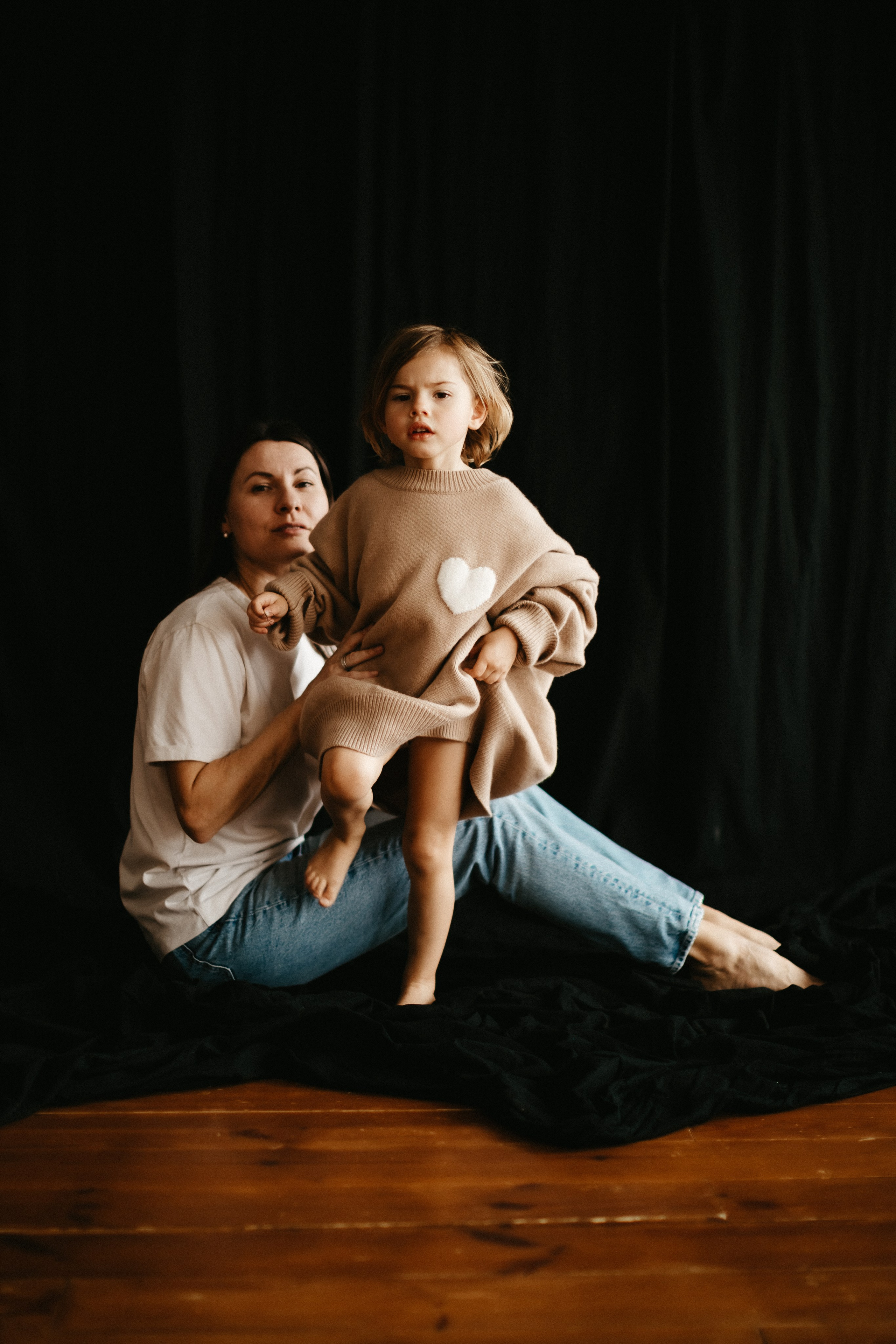 Мама и девочки. Евгения Пелипас