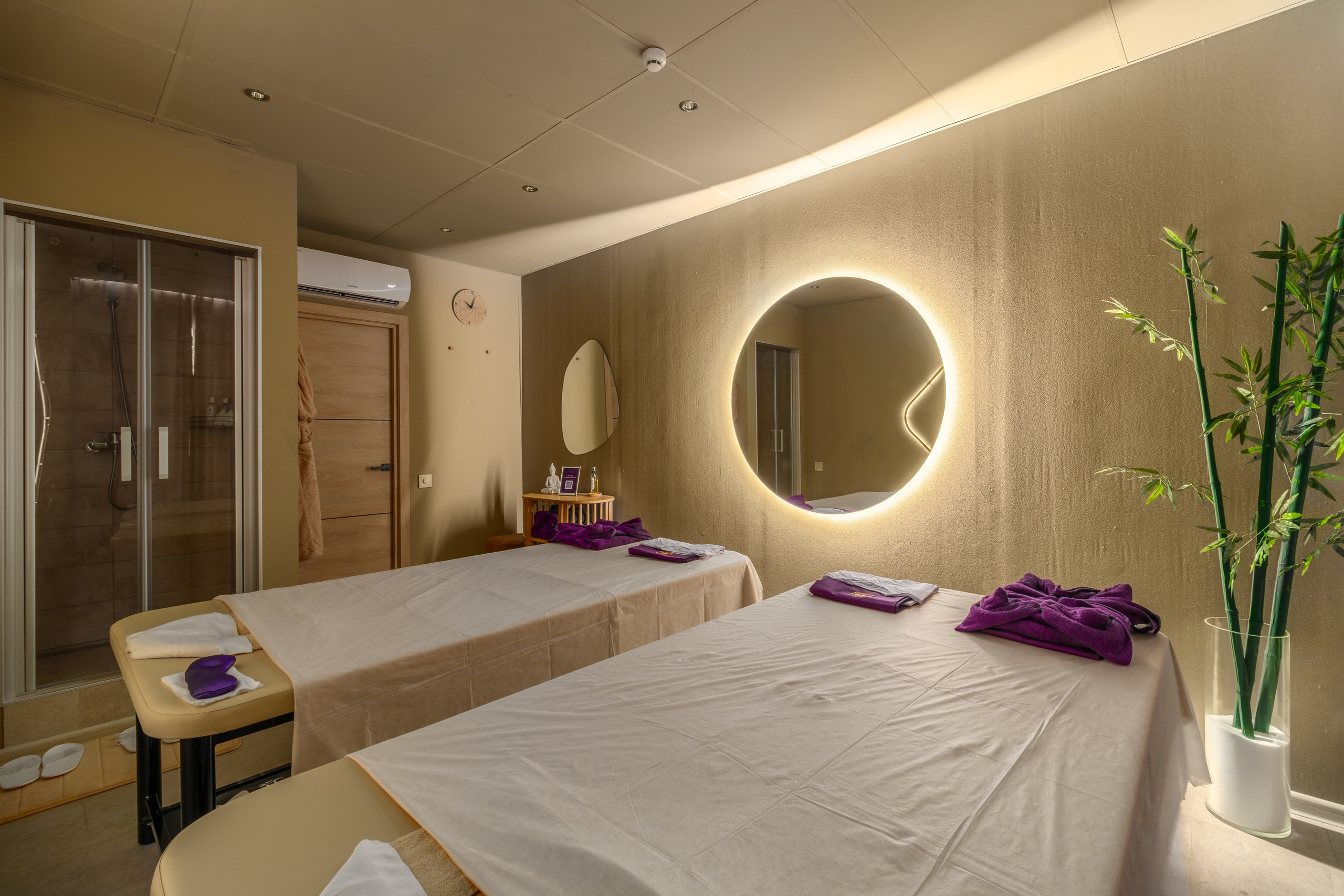 Интерьерная фотосъёмка SPA-салона Тайрай