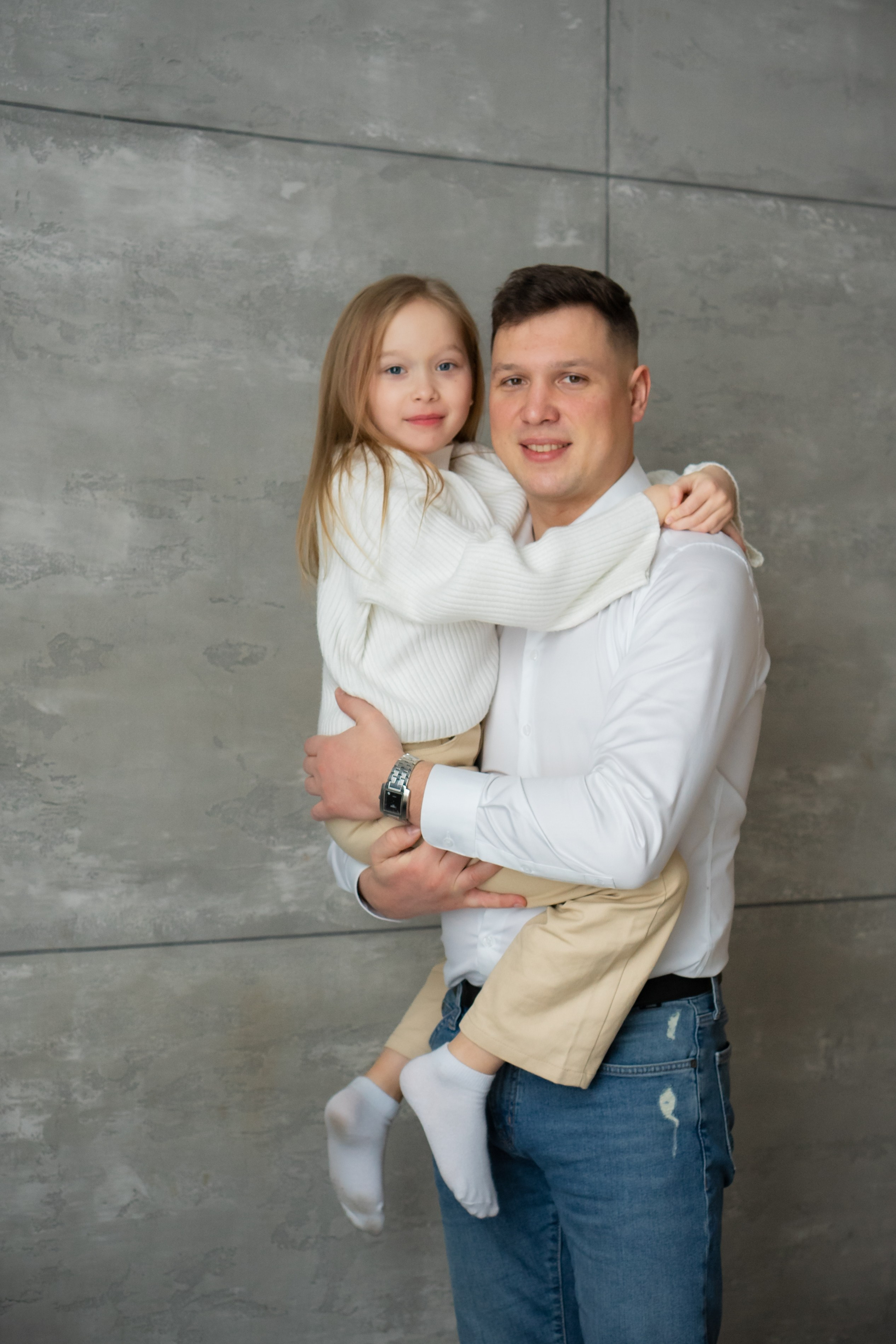 Семья К. Новогодняя история в студии. Фотограф Ольга Игорева