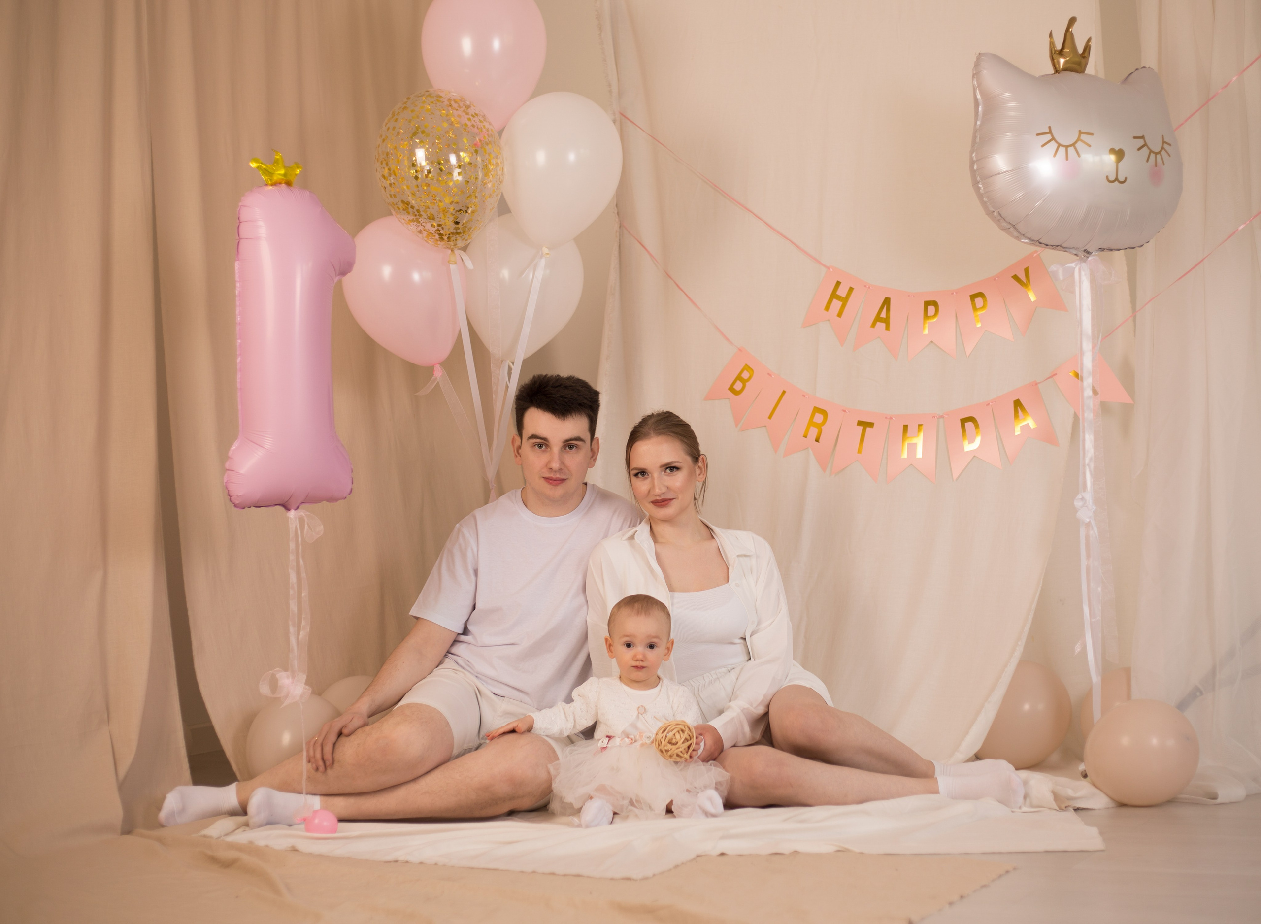 1 годик Евсении. Фотограф Анастасия Залевская