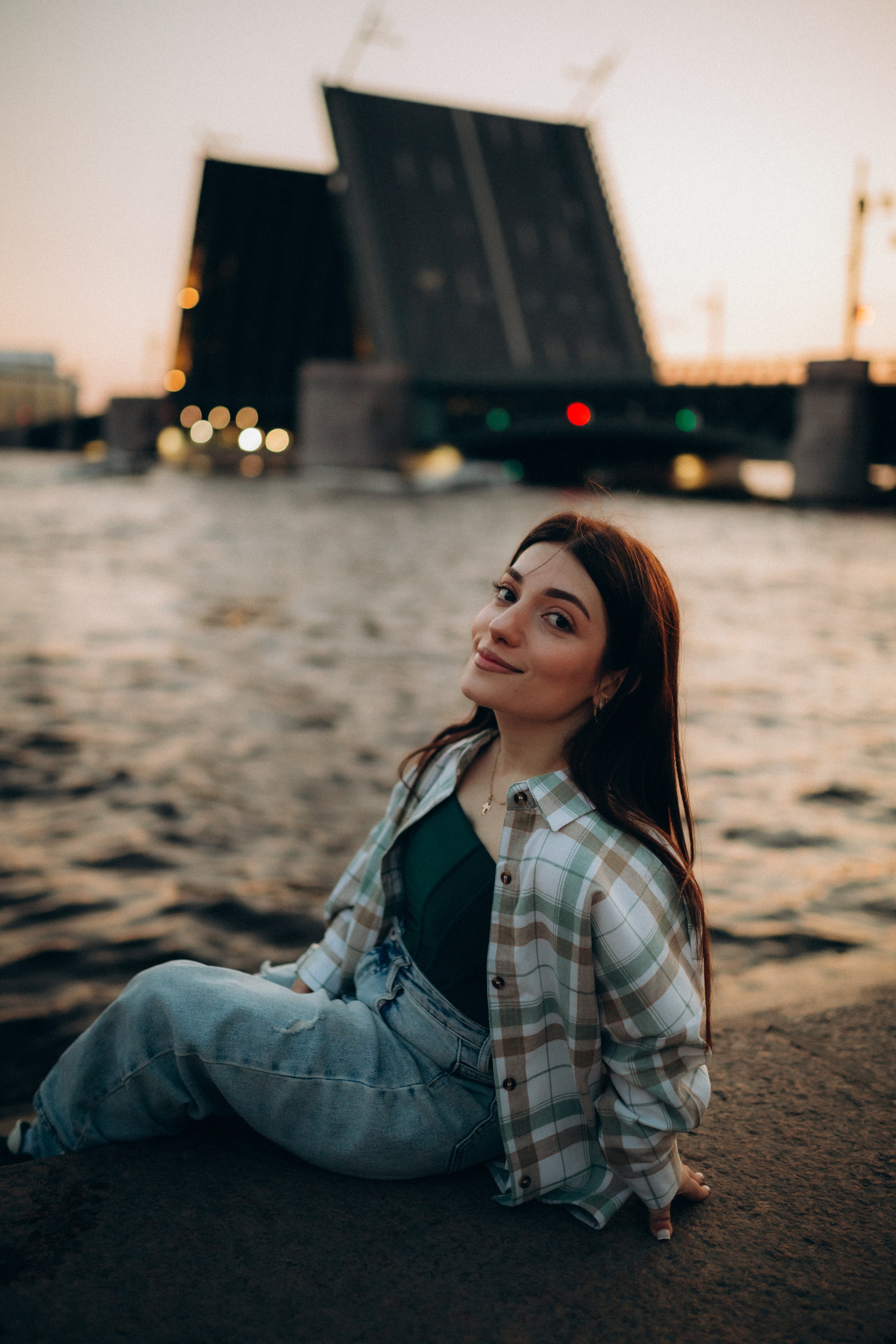 Фотосессия с разводными мостами. Фотограф Санкт-Петербург Князева Елизавета