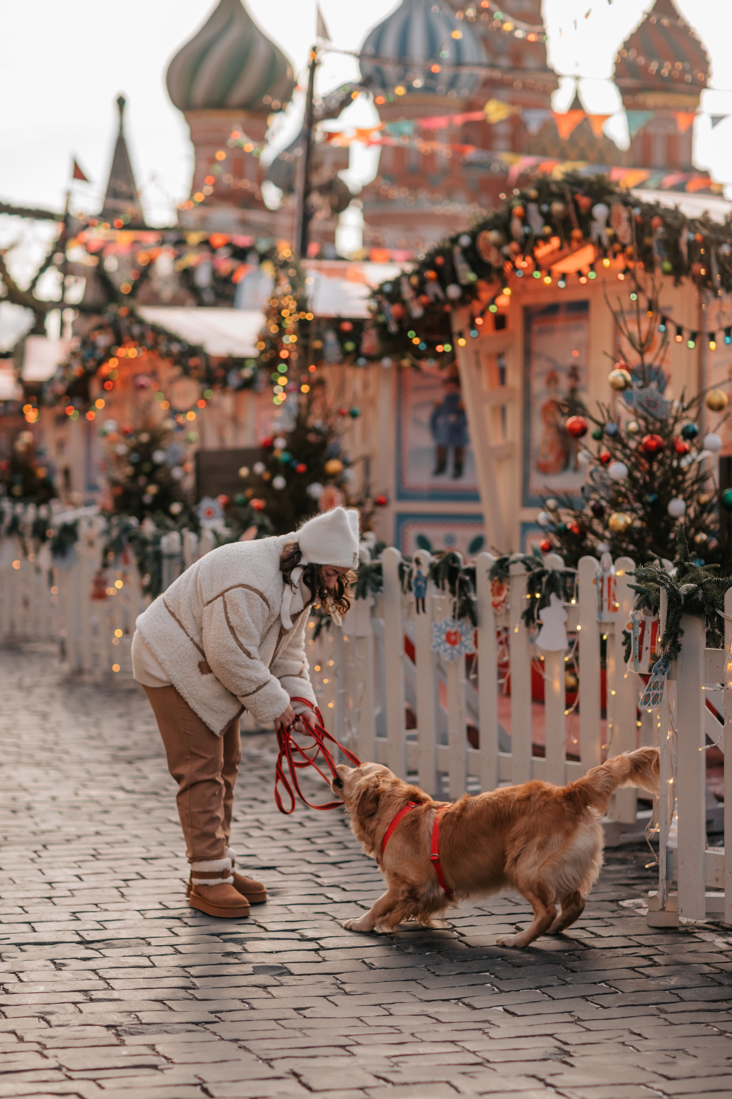 Бетти, Катя и Лёша. Новогодняя история. Семейный фотограф анималист Мария Крючкова