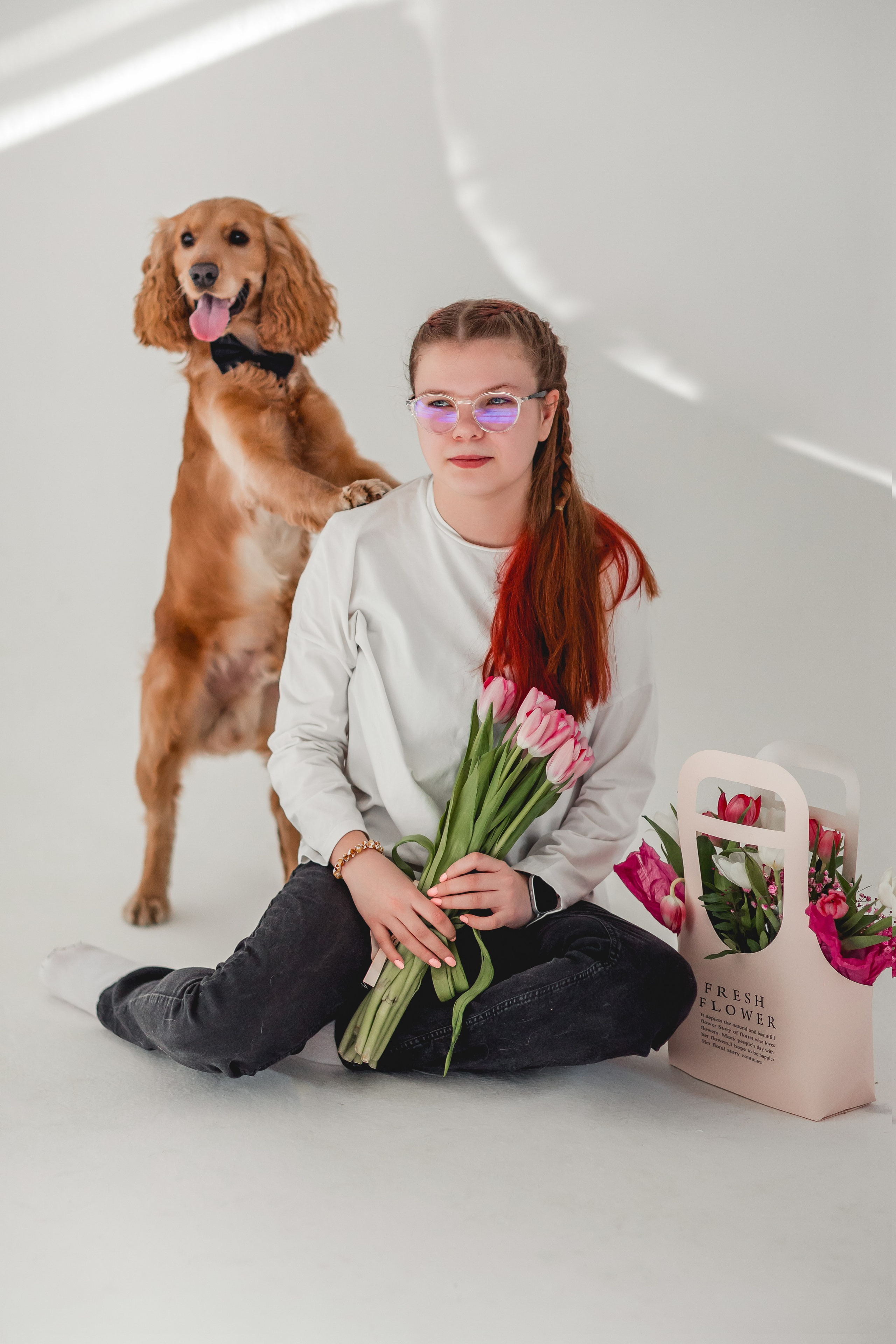 Лада и Барни. Семейный фотограф анималист Мария Крючкова