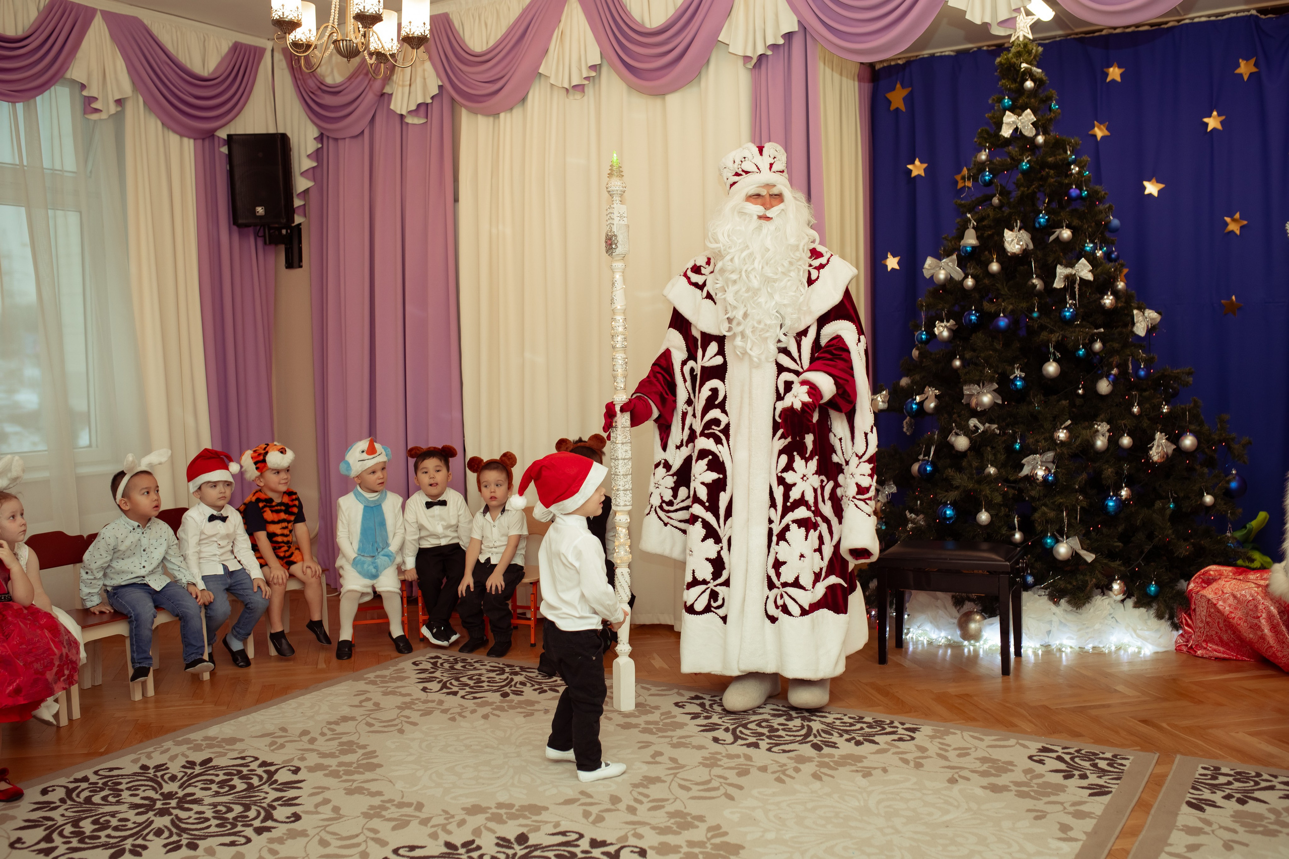 Новогодний утренник в детском саду. Семейный и детский фотограф в Москве Дорогова Екатерина