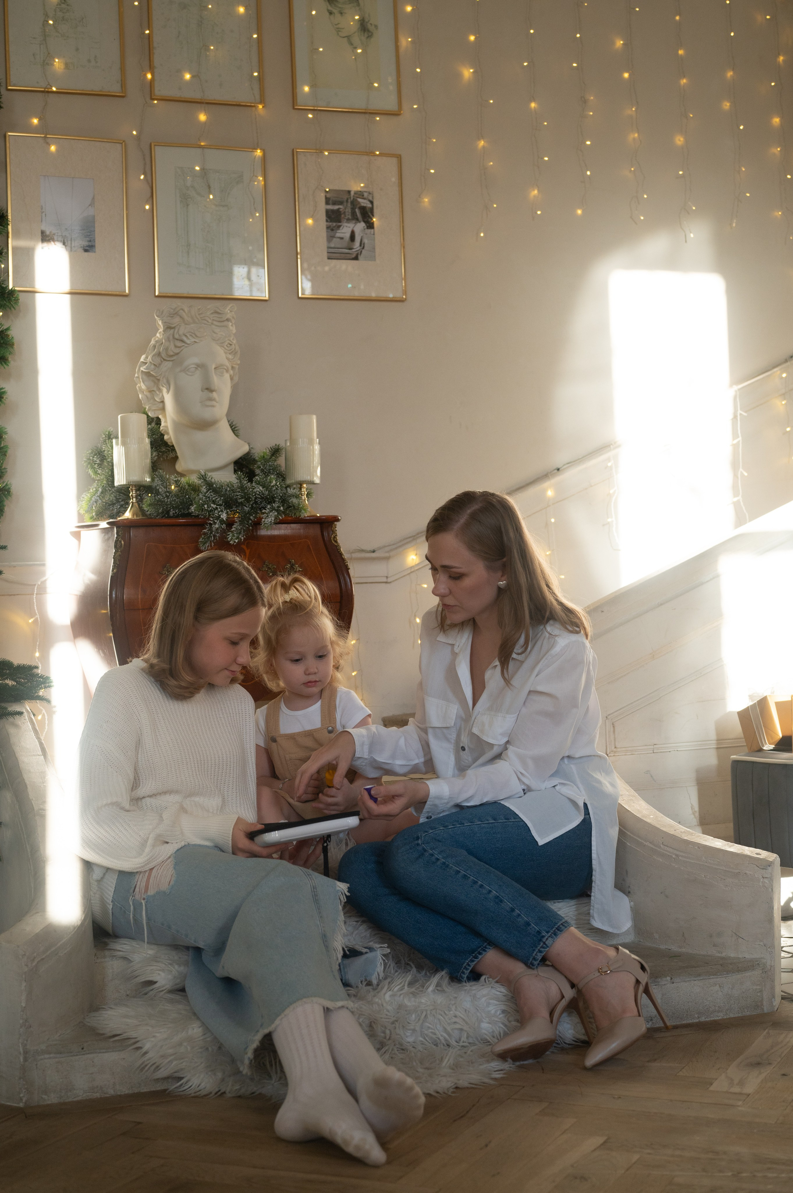 Фотостудия «Файн-арт» Новый год 2024-25. Фотограф новорожденных, семейный детский в Тюмени Татьяна Морозова