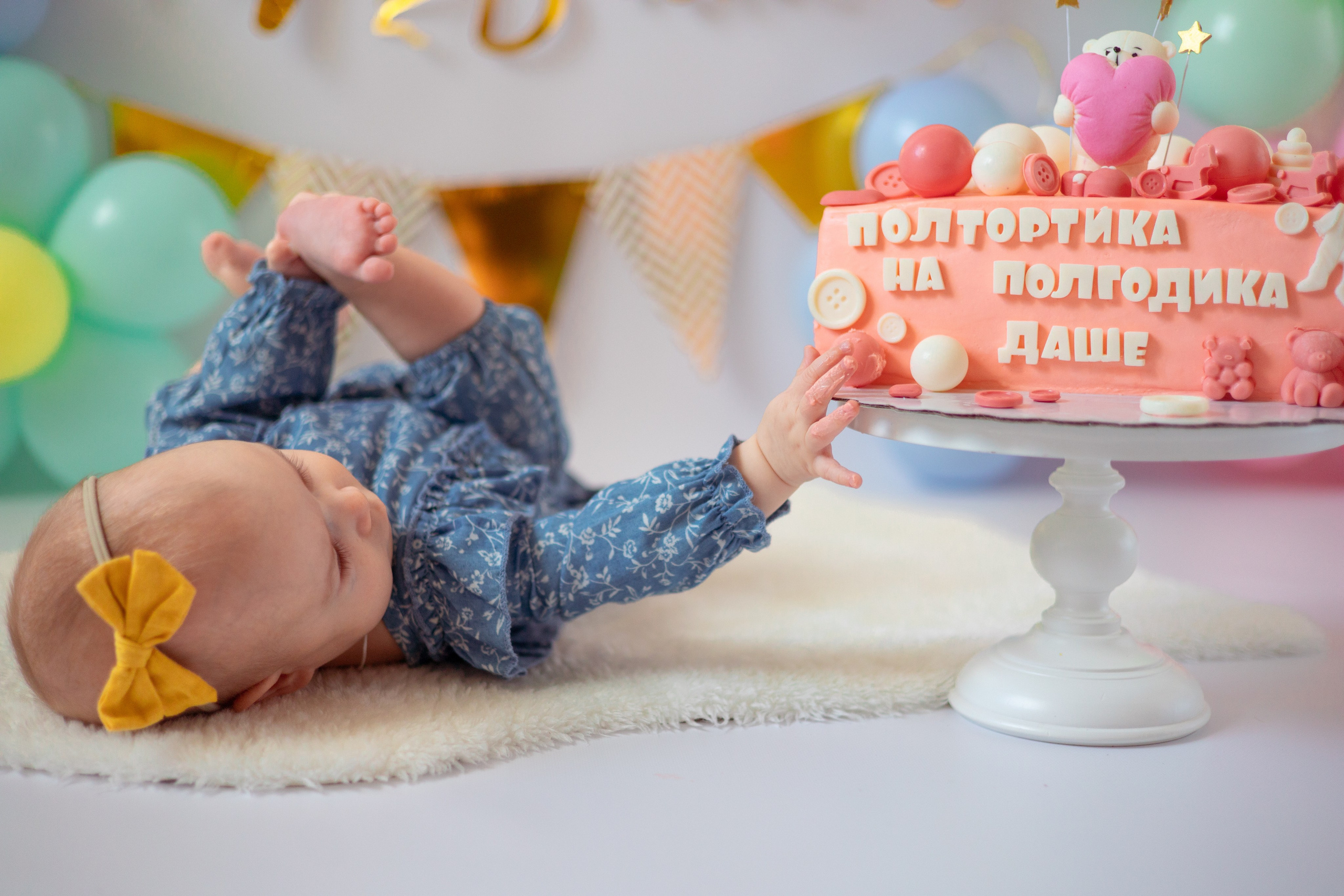 Даше полгодика. Семейный и детский фотограф в Михайловке Татьяна Лестьева