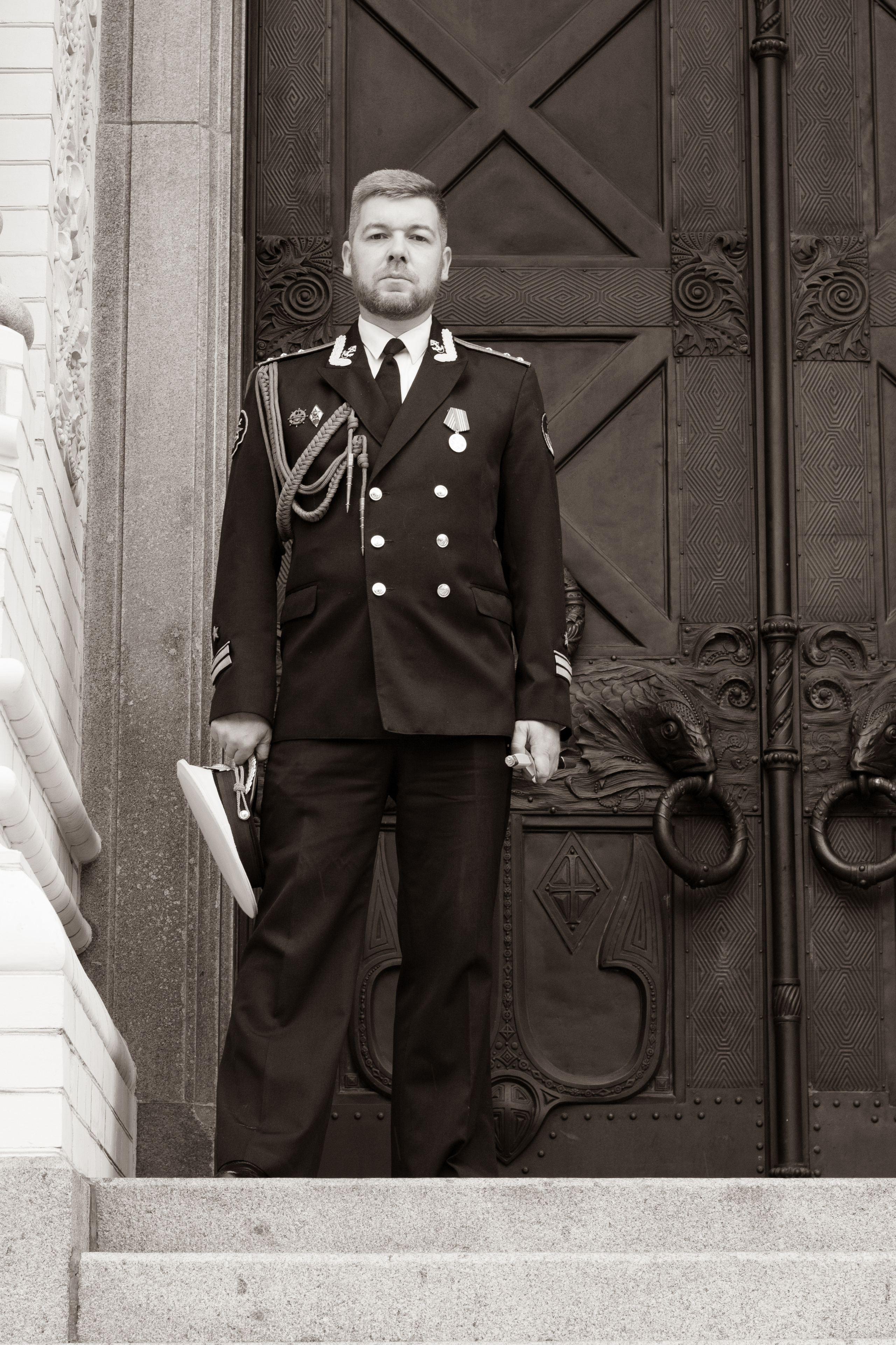 Портрет моряка для блога "Вахтенный журнал" в Инстаграм