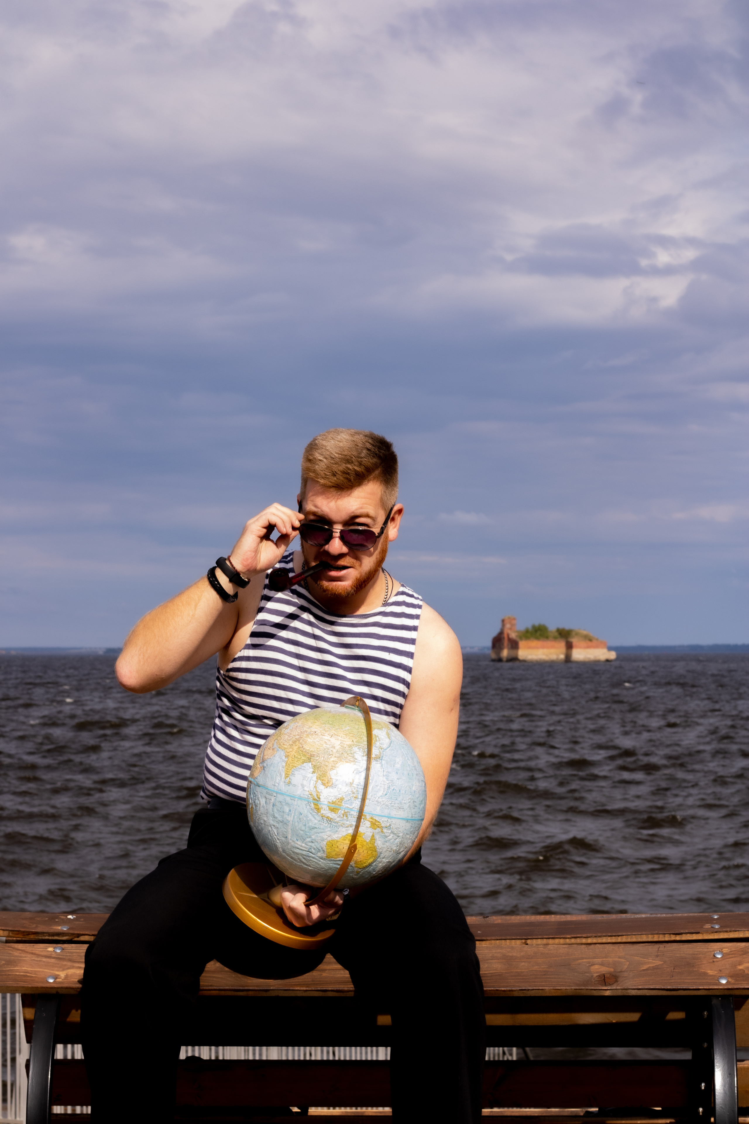 Портрет моряка для блога "Вахтенный журнал" в Инстаграм