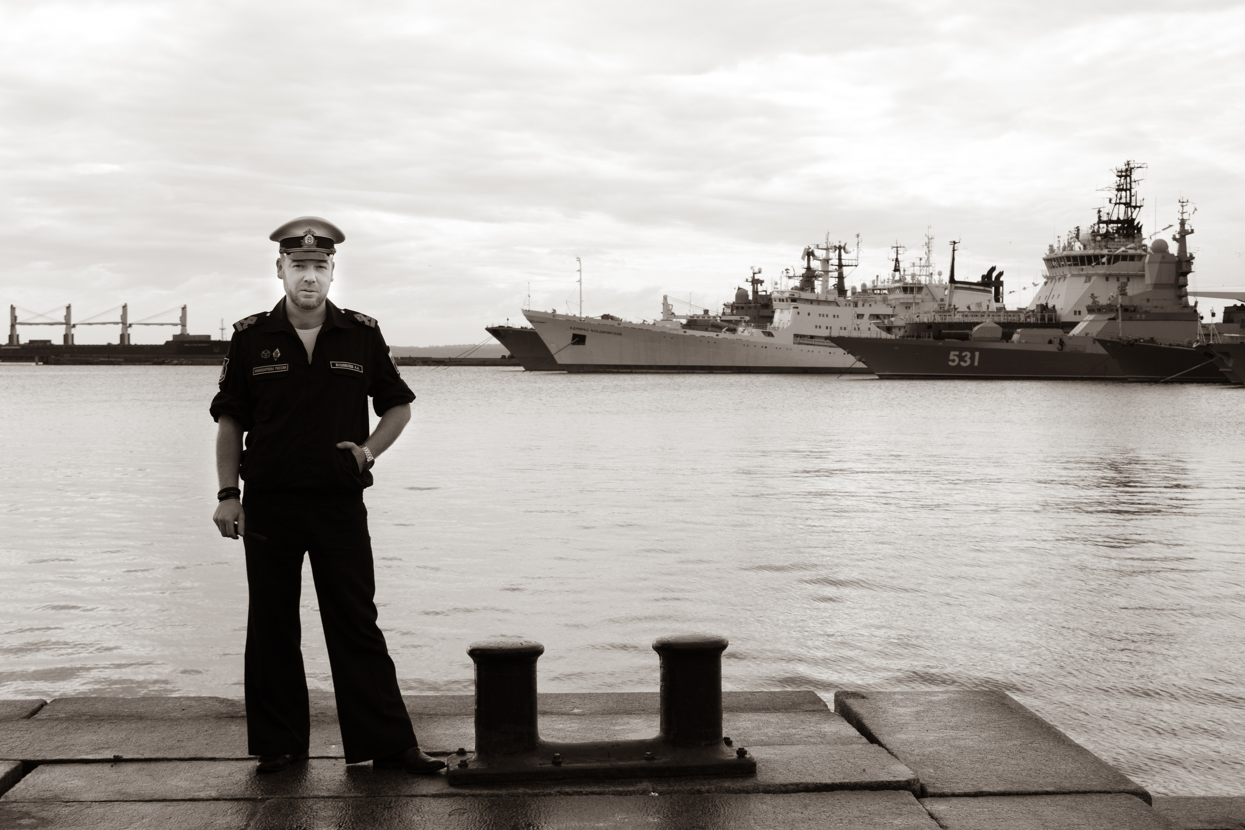 Портрет моряка для блога "Вахтенный журнал" в Инстаграм