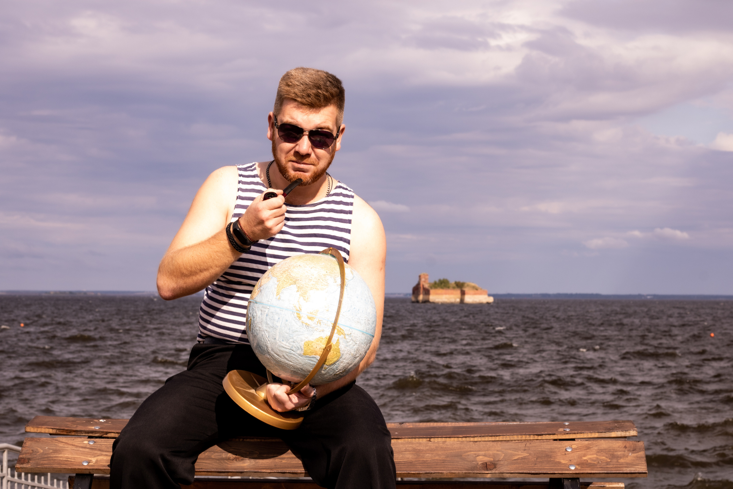 Портрет моряка для блога "Вахтенный журнал" в Инстаграм