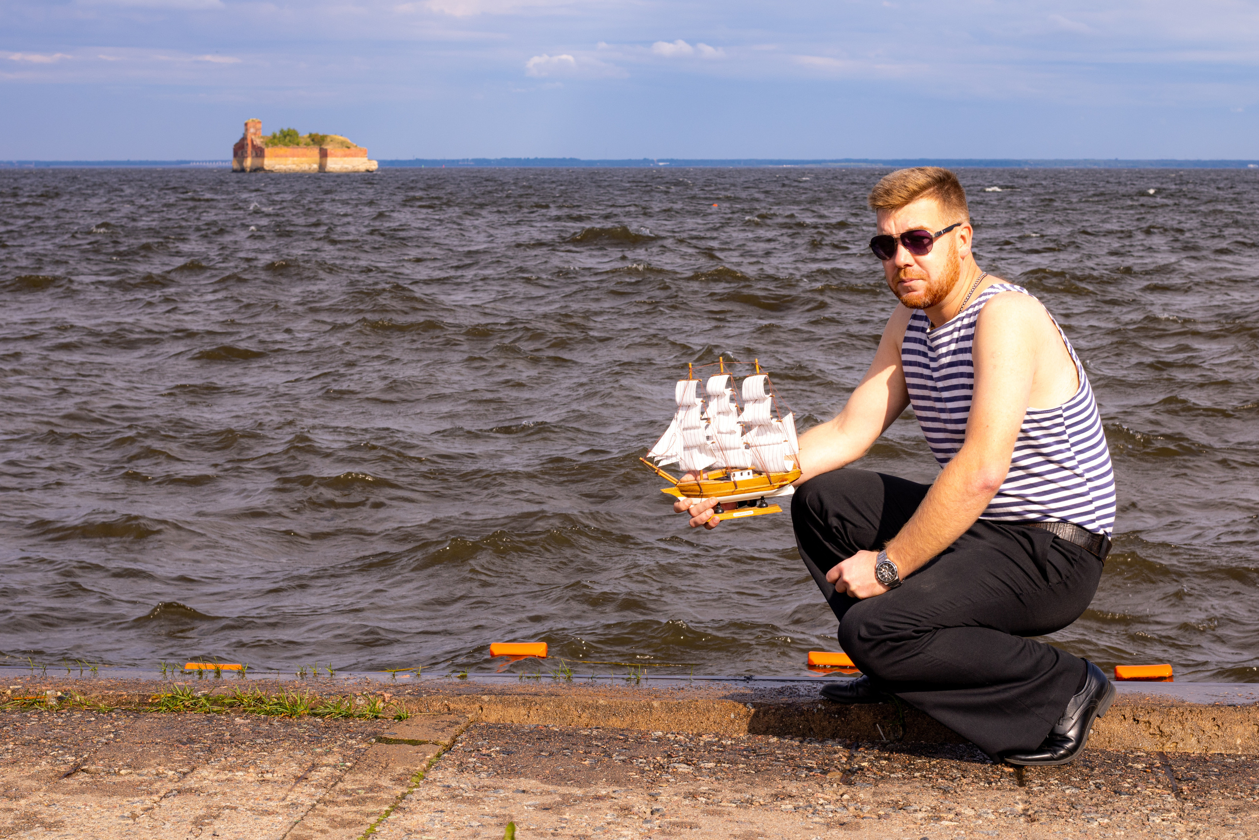 Портрет моряка для блога "Вахтенный журнал" в Инстаграм