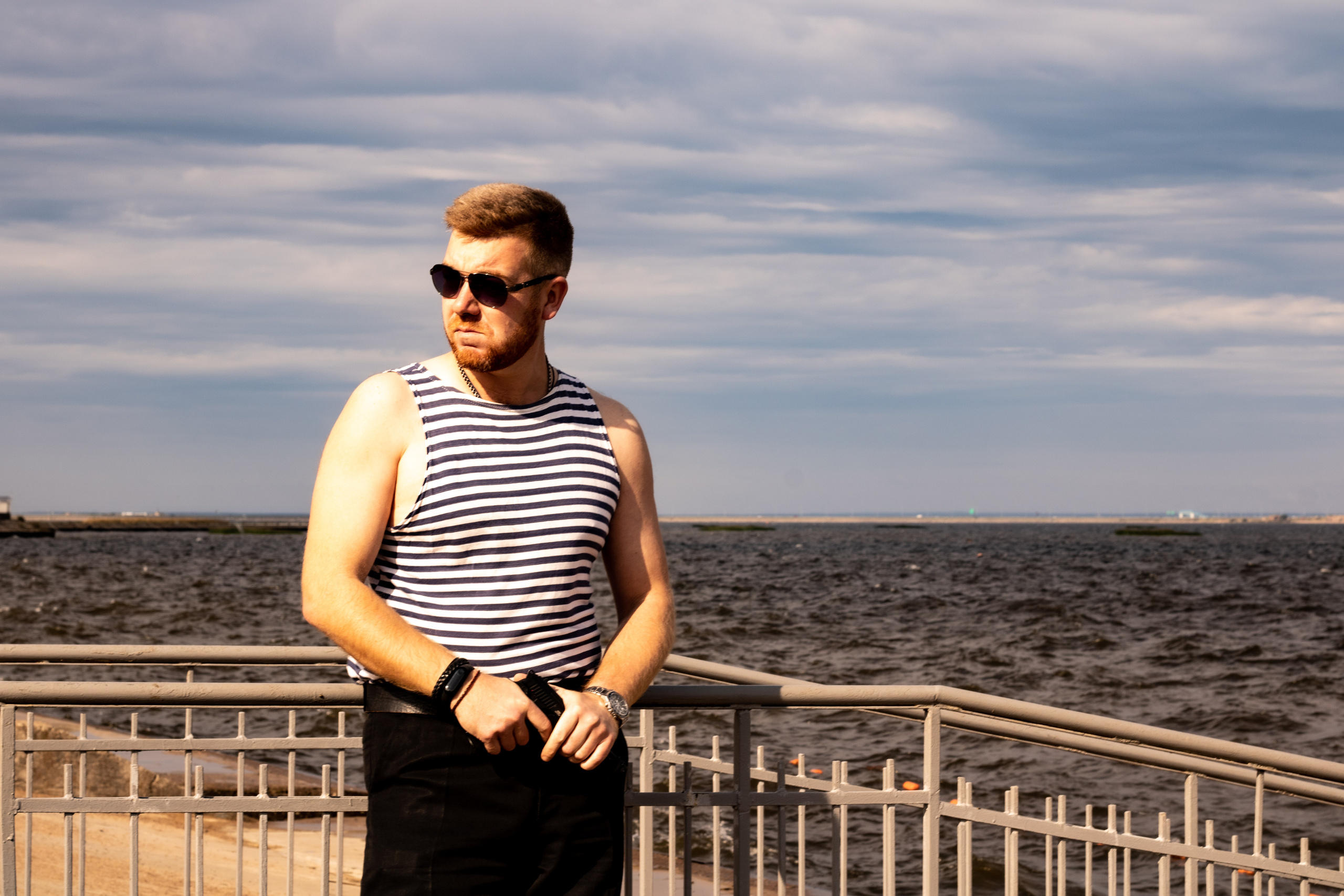 Портрет моряка для блога "Вахтенный журнал" в Инстаграм