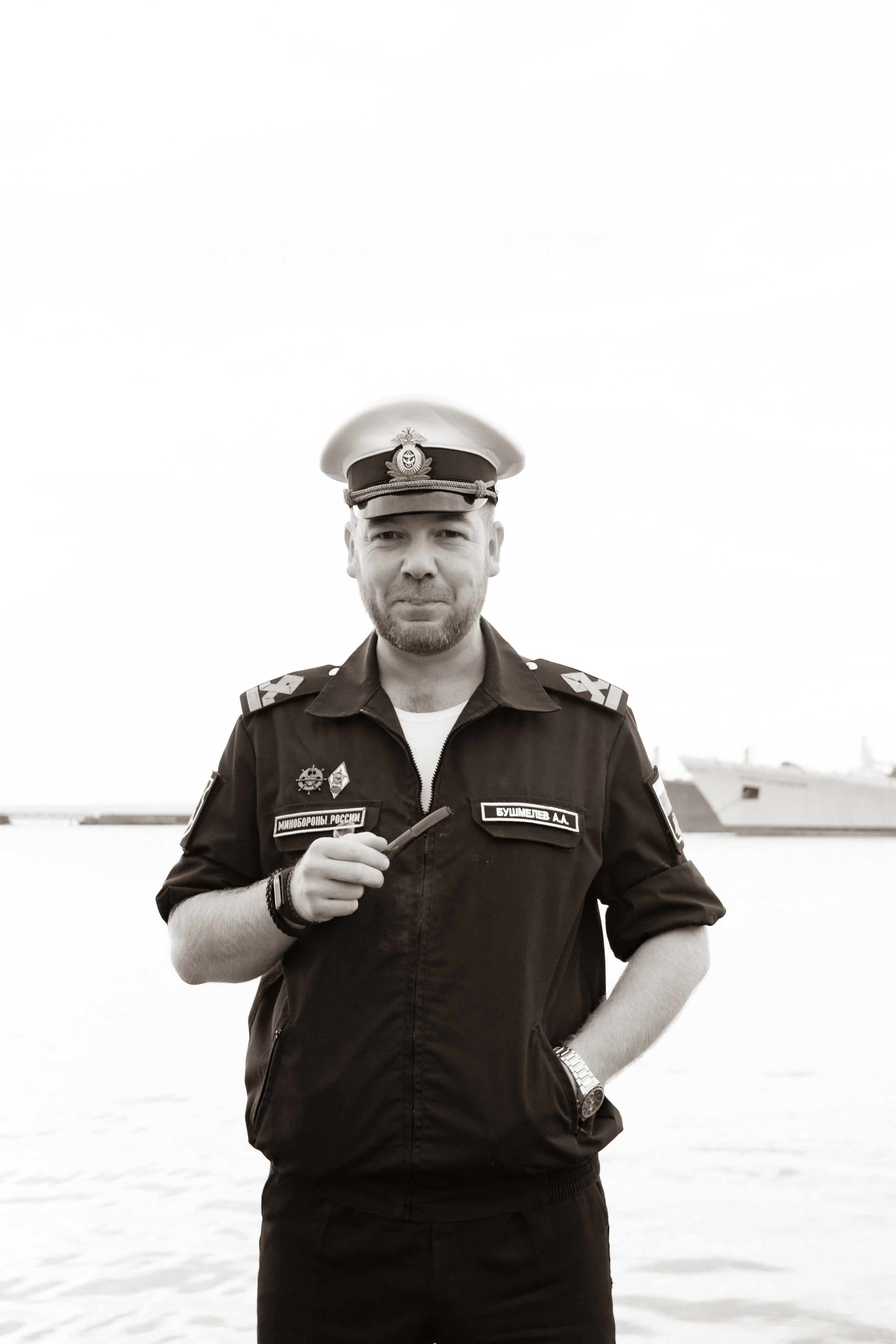 Портрет моряка для блога "Вахтенный журнал" в Инстаграм