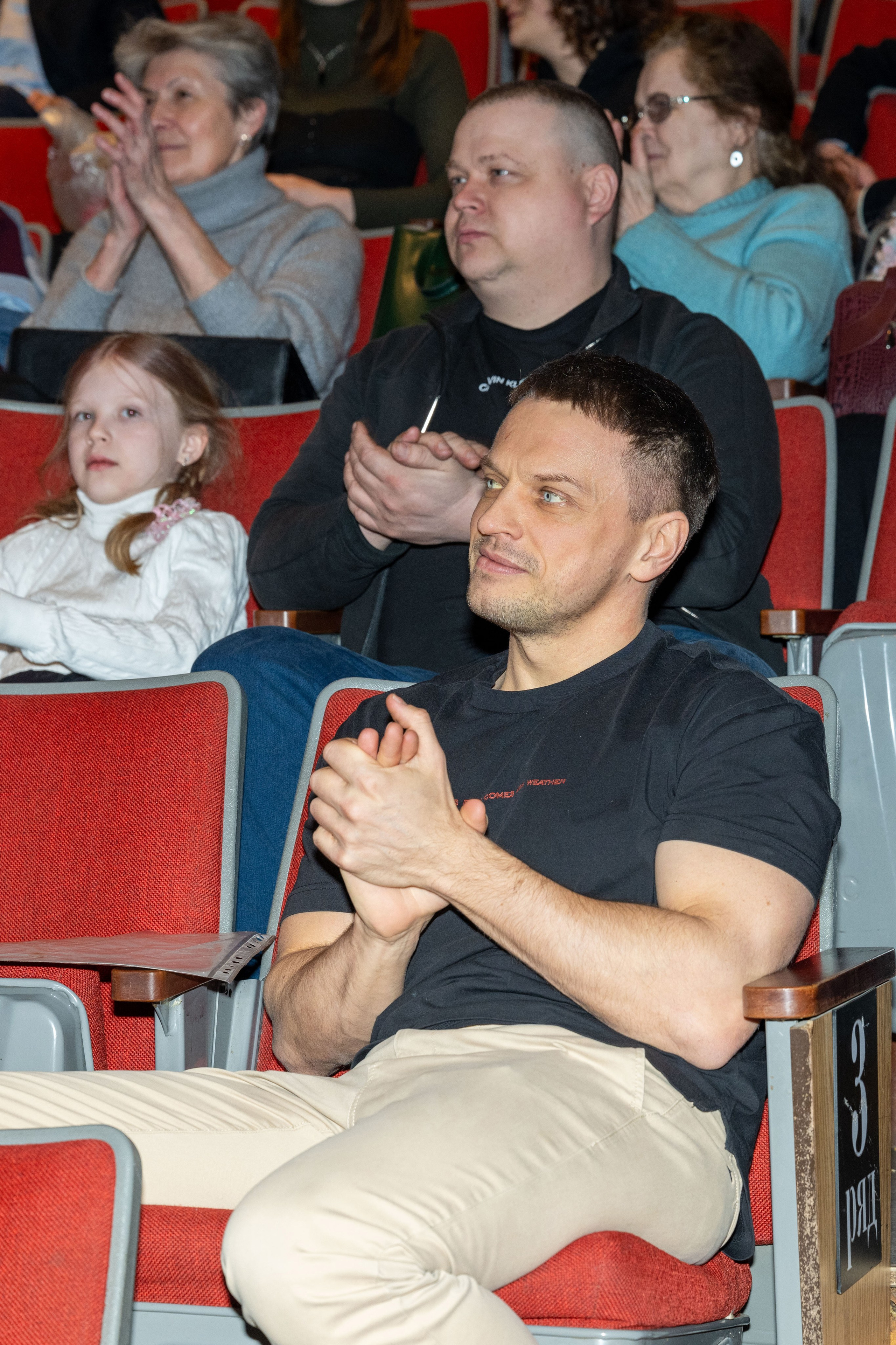 Съёмка в Доме кино