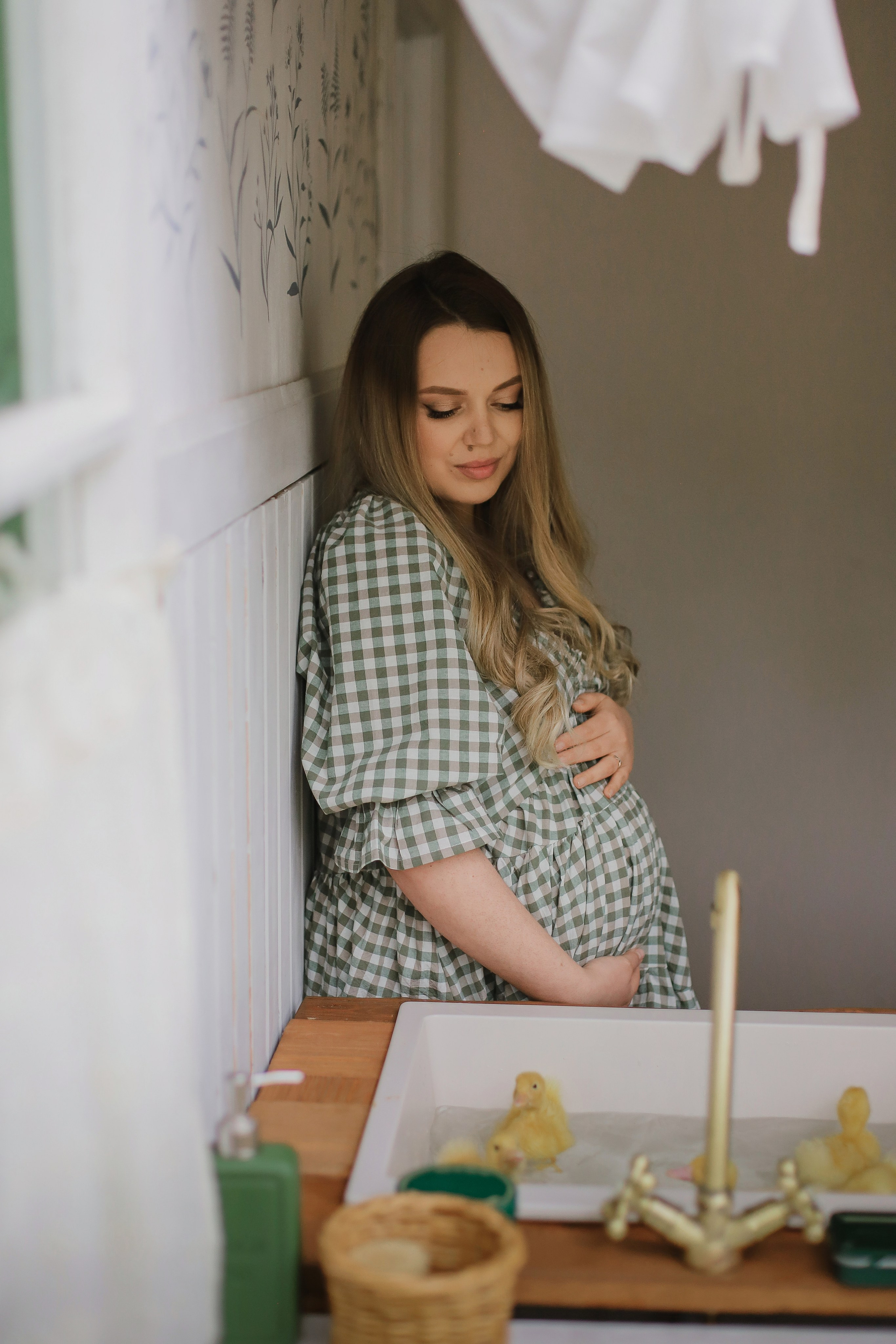 Беременность на даче с утятами. Свадебный, семейный и детский фотограф в Люберцах Зайцева Анастасия