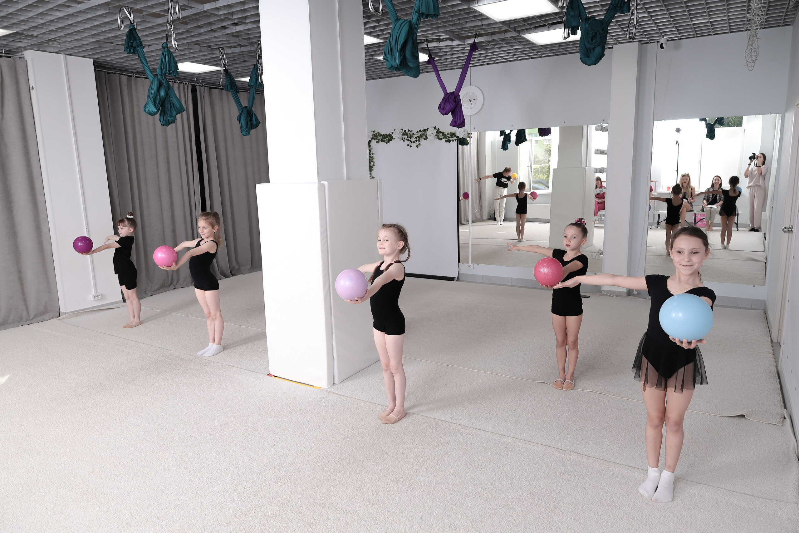 Открытый урок гимнастика. Фотограф Надршина Лилия