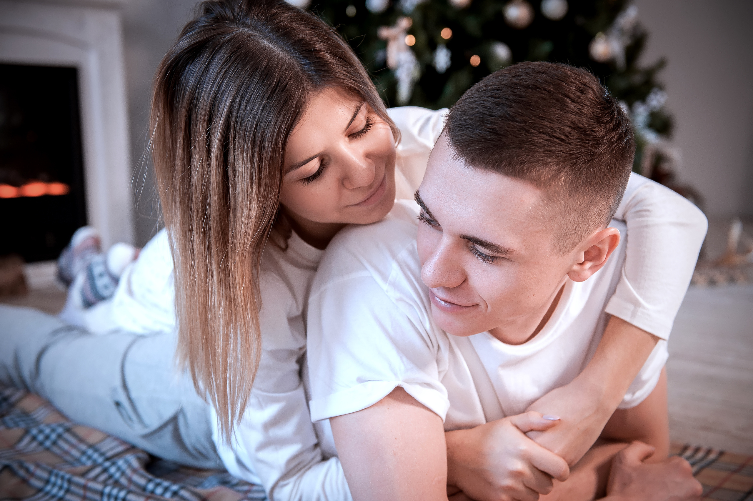 Новогодняя фотосессия для влюбленных в Ивантеевке. Свадебный и семейный фотограф Виктория Носачёва. Щелково, Москва и МО