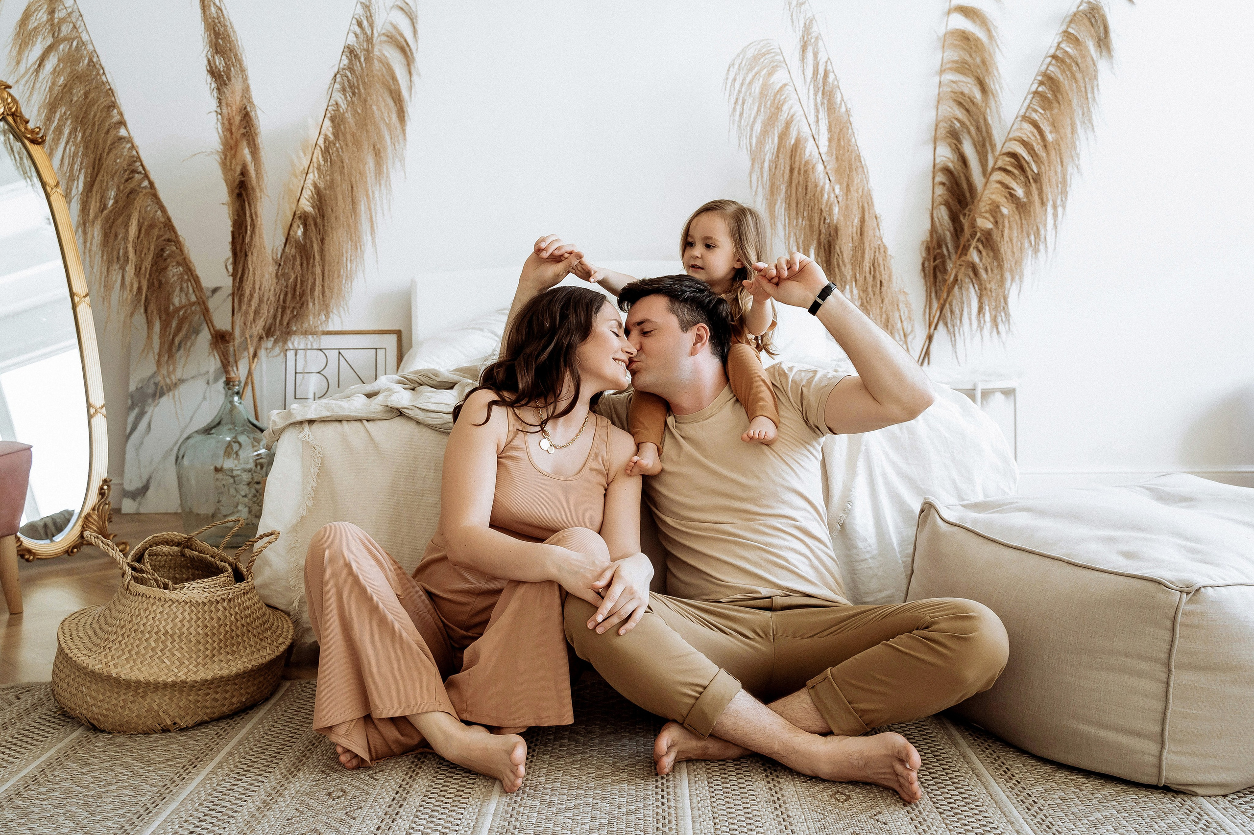 Андрей, Алёна и Анечка. Свадебный фотограф в Москве Яна Деньгина